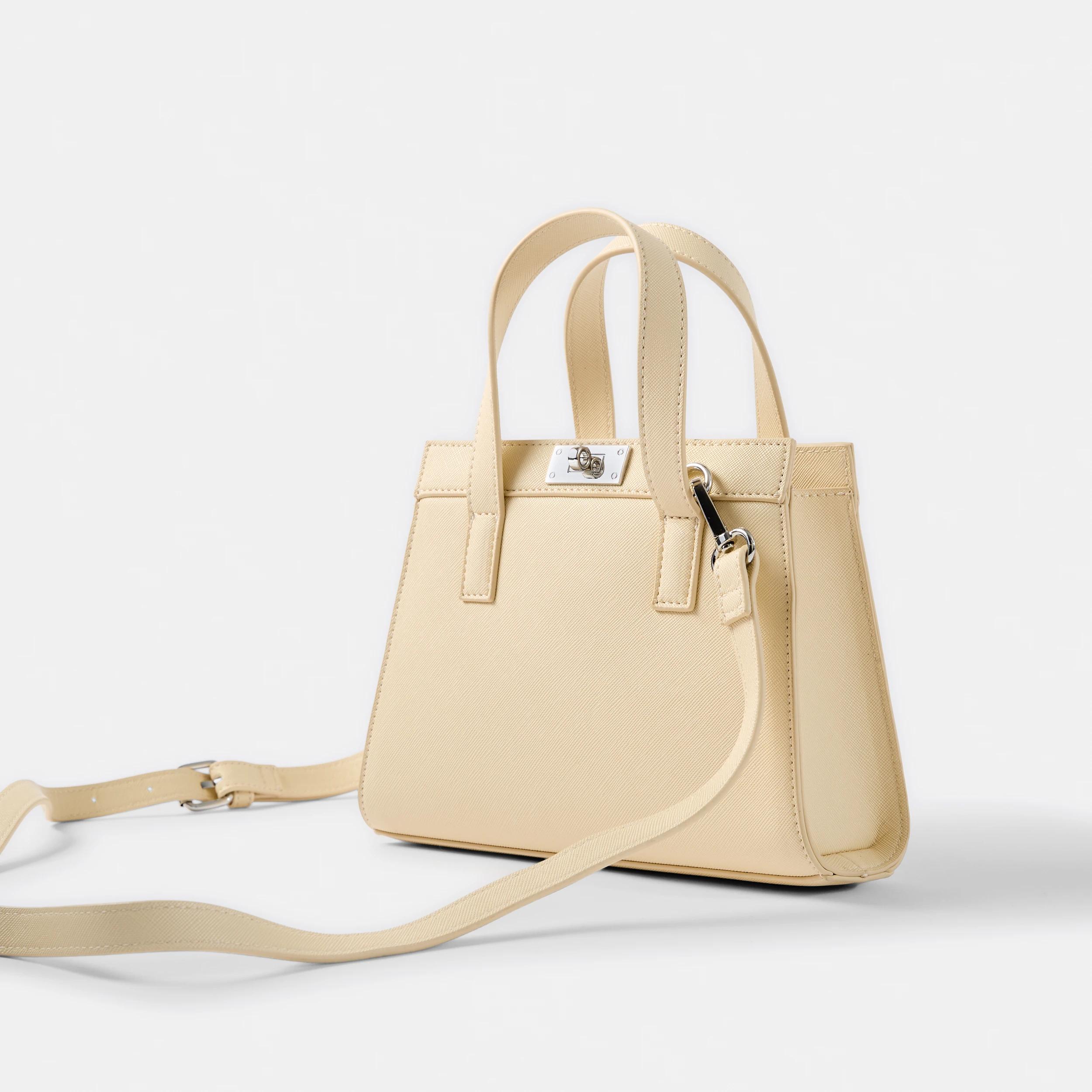 3 Top Handle Crossbody Bag Lem Cream, 3 of 8