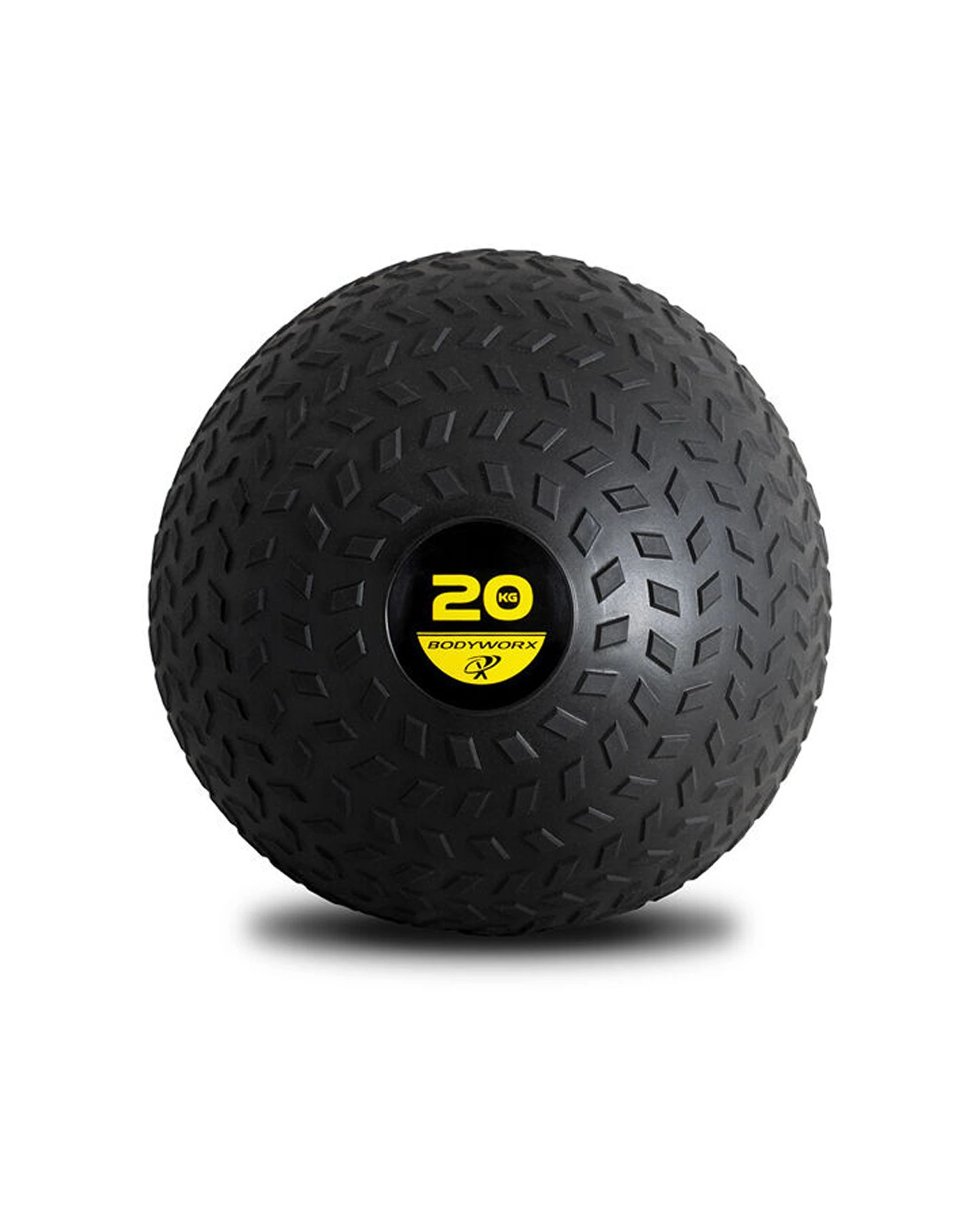 1 BODYWORX Slam Ball 20KG Home Gym Full Body Workout Core Control Exercise - Black, 1 of 1