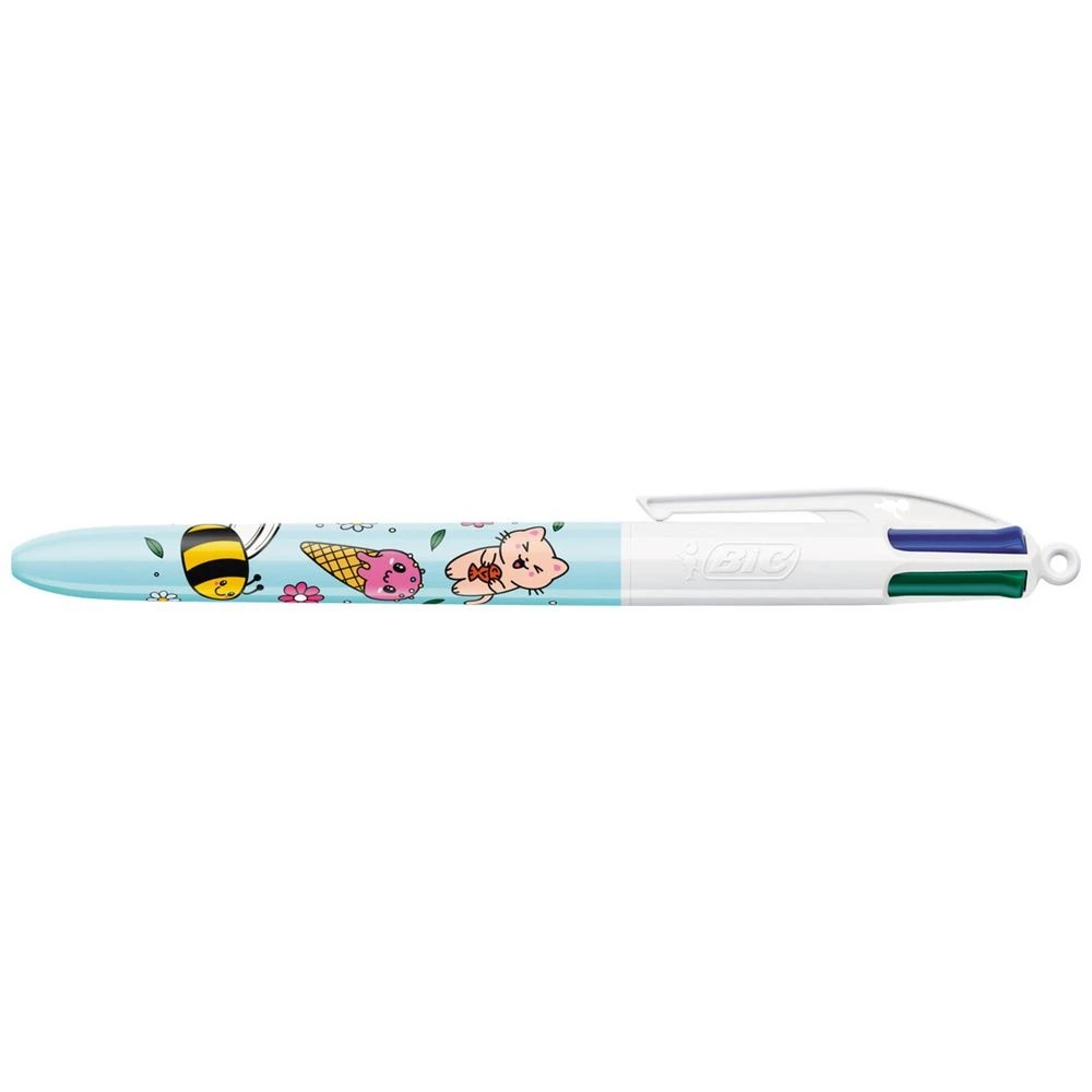3 Bic 4-Colour Ballpoint Pen Kawaii 3 Pack, 3 of 8