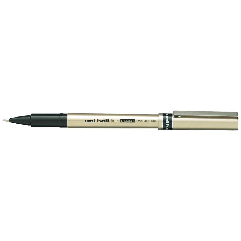 1 Uni-Ball Deluxe Fine Rollerball Pen Black, 1 of 1