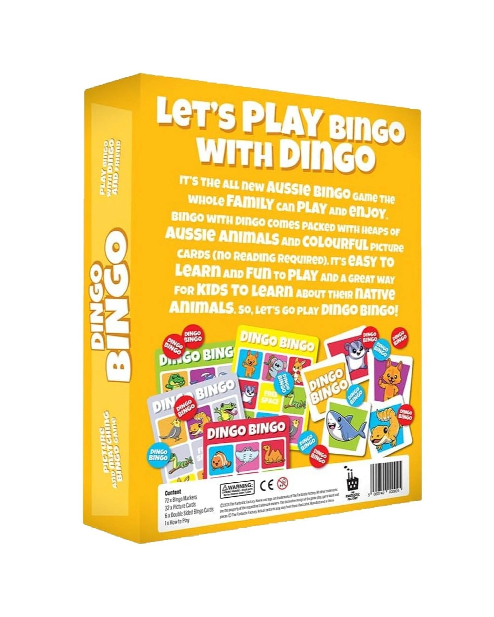 6 Dingo Bingo Card Game, 6 of 6