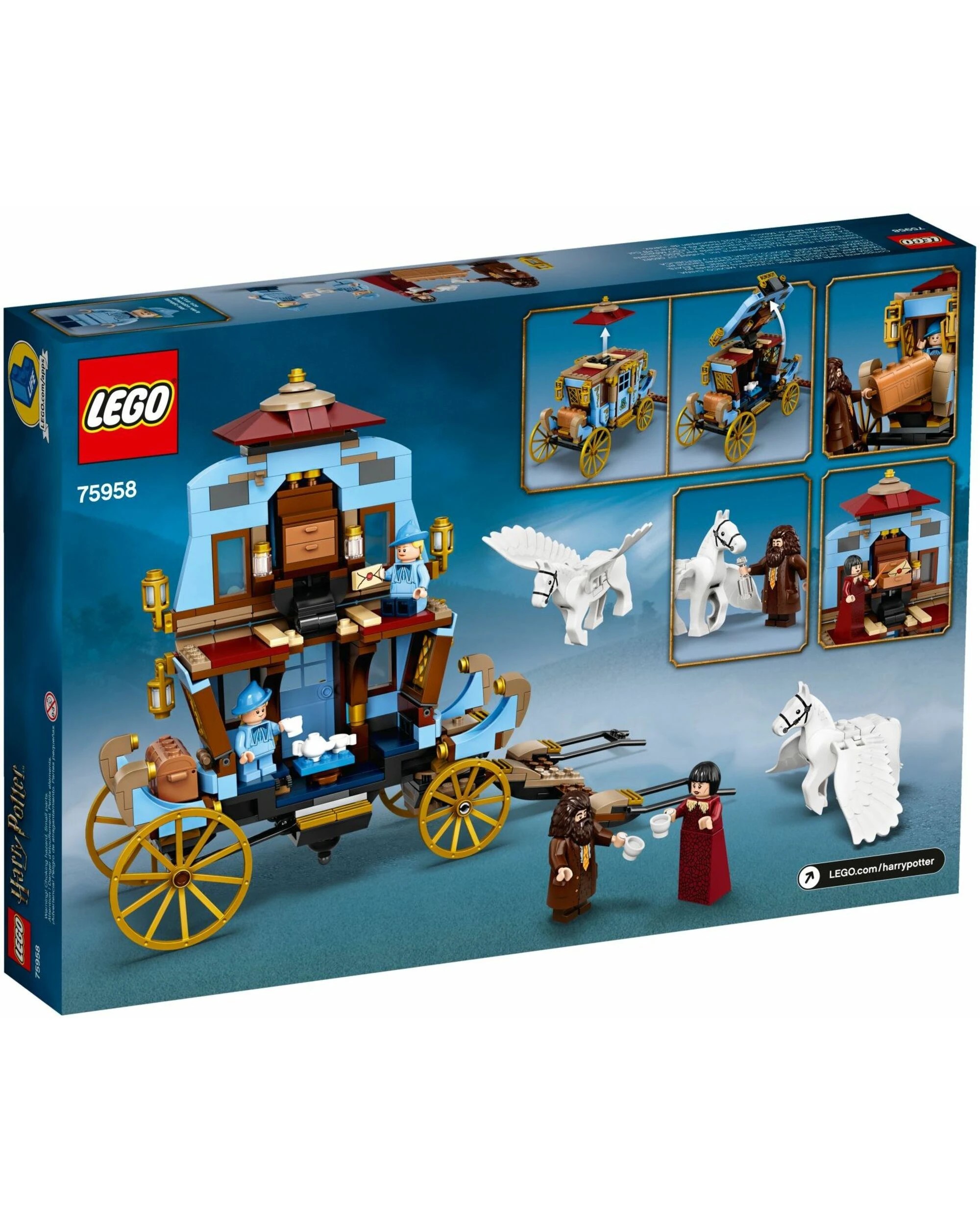 3 LEGO 75958 Harry Potter Beauxbatons' Carriage: Arrival at Hogwarts, 3 of 5