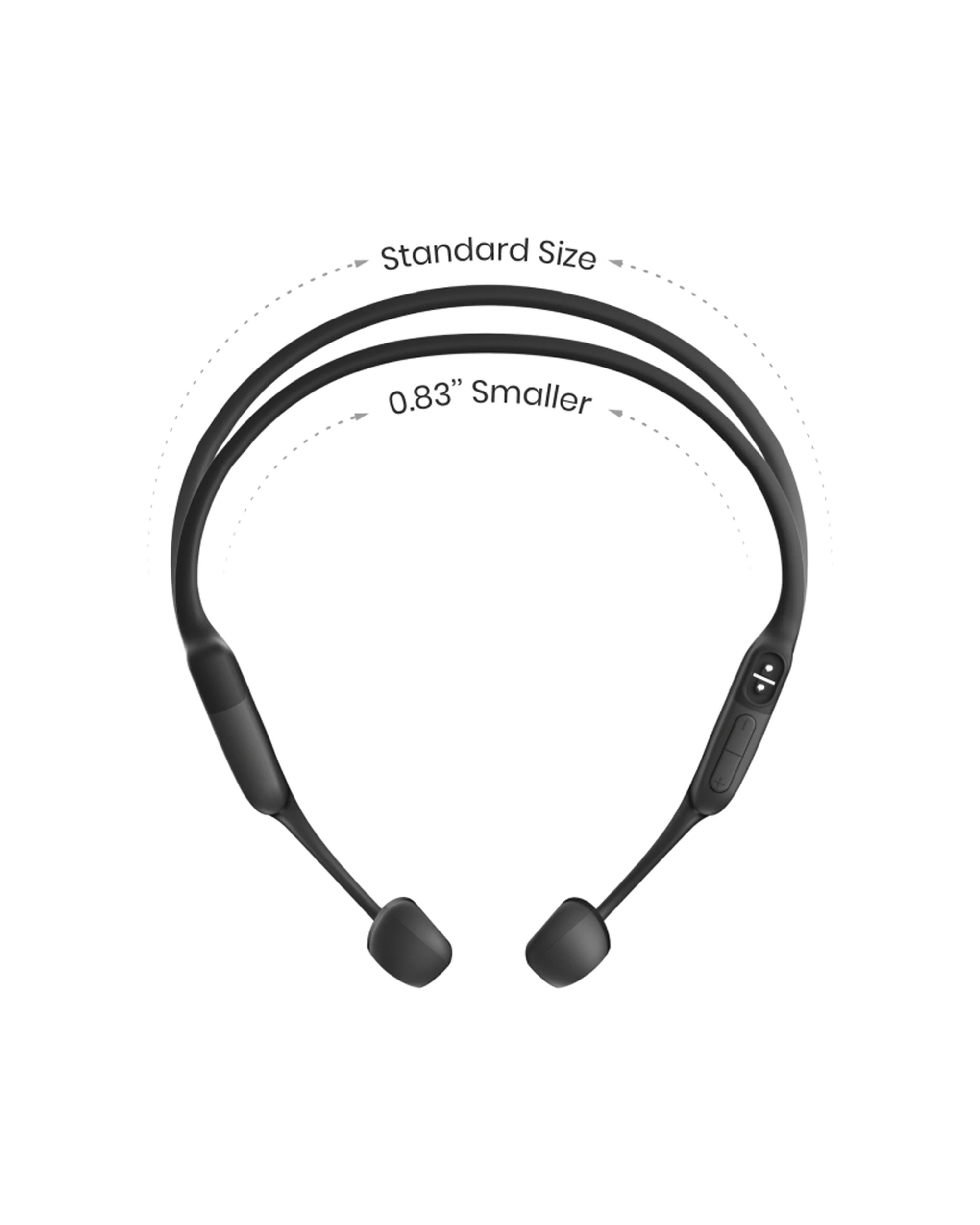 2 Shokz OpenRun Mini Bone Conduction Headphones Wireless Headset Waterproof - Black, 2 of 3