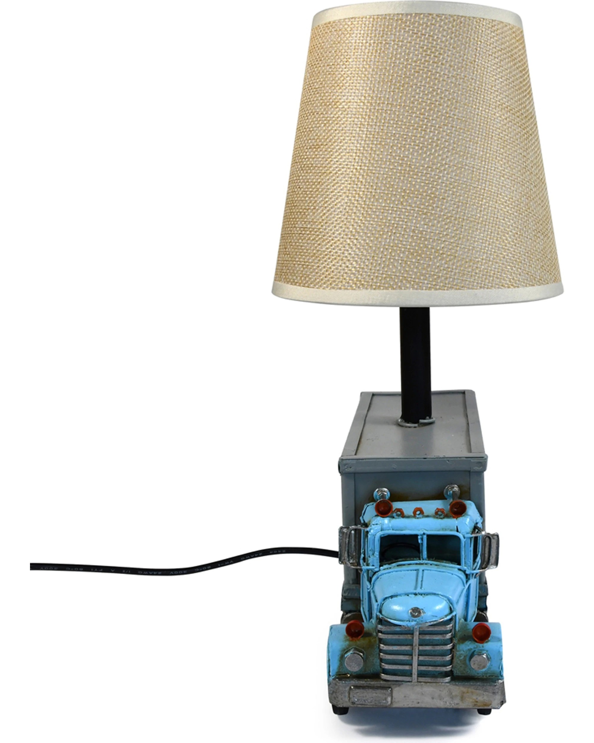 3 Auto Petit USB LED Lamp Container Truck Home Decor 21x27cm - Blue, 3 of 5