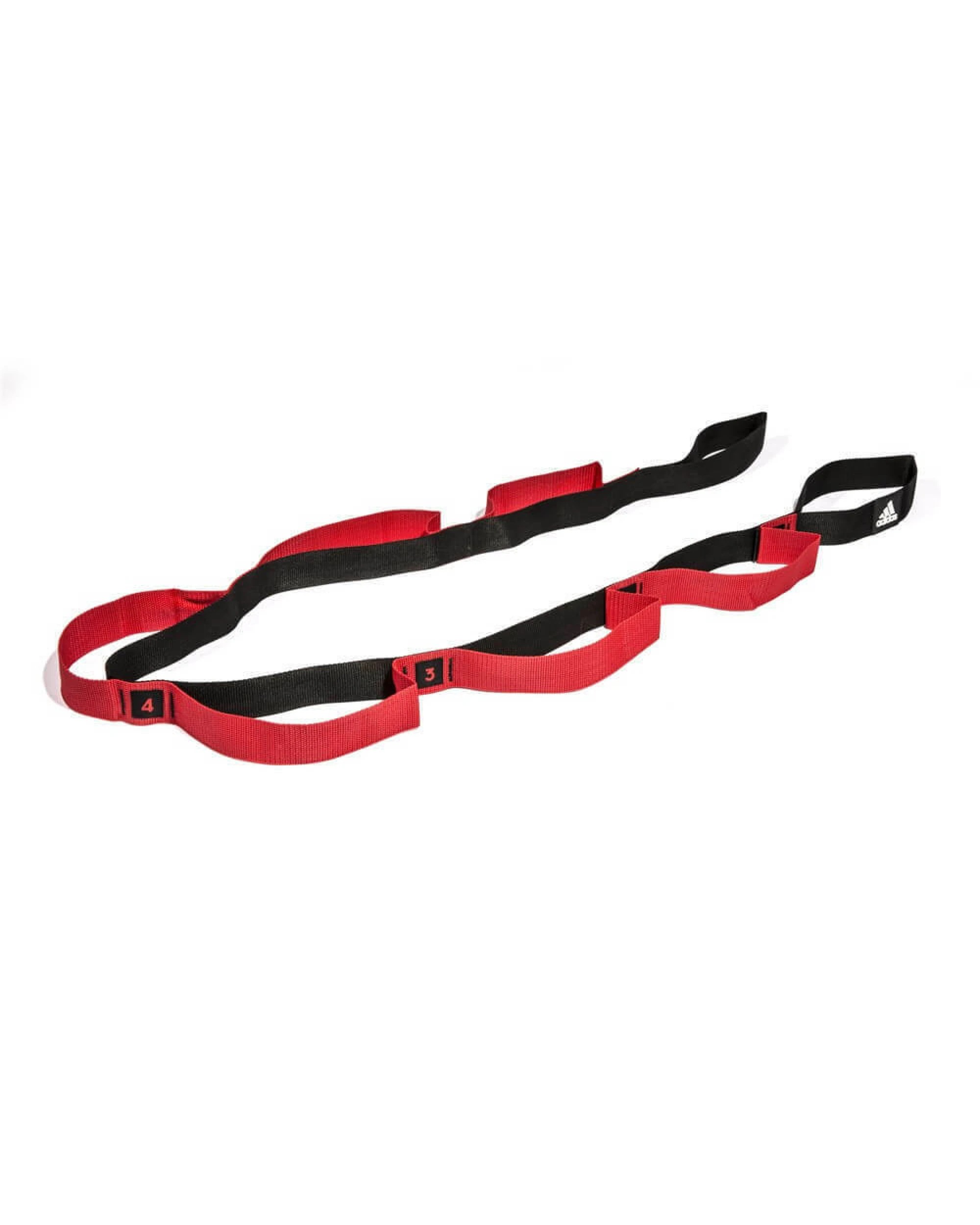 3 Adidas Stretch Assist Band Looped Warm Up Warmup Pre-Workout - Red/Black, 3 of 6