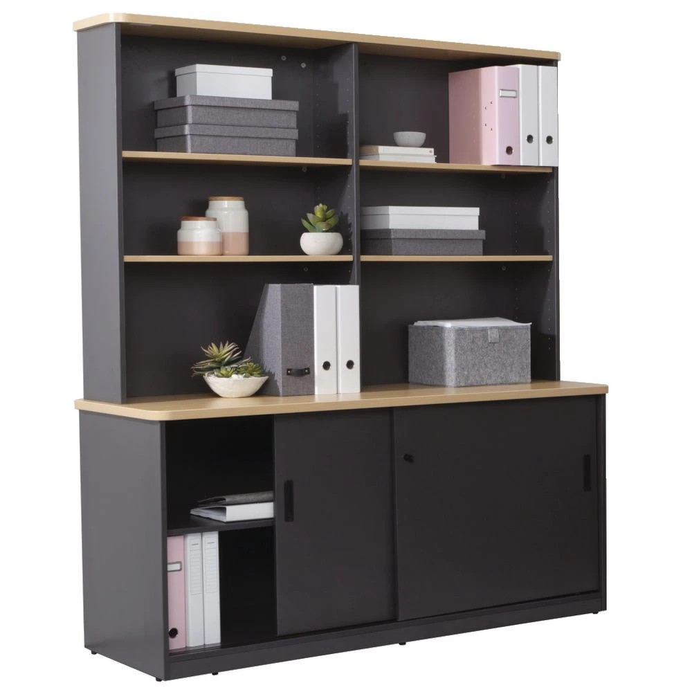 2 Toro Credenza 1500mm Sliding Door Grey Cabinets Cupboards, Lockers and Credenzas, 2 of 3