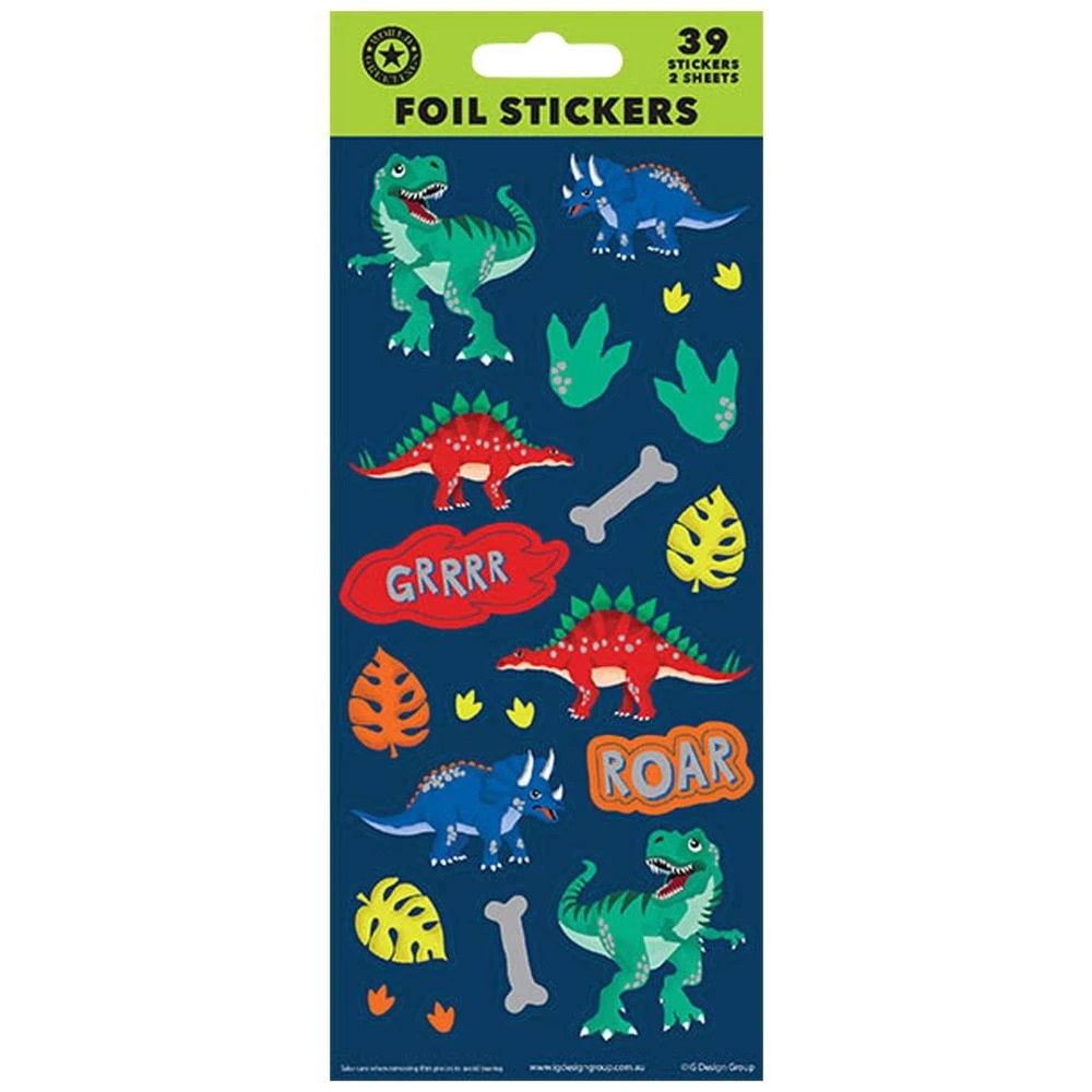 1 Artwrap FSC Sticker Sheet Dinosaur, 1 of 1
