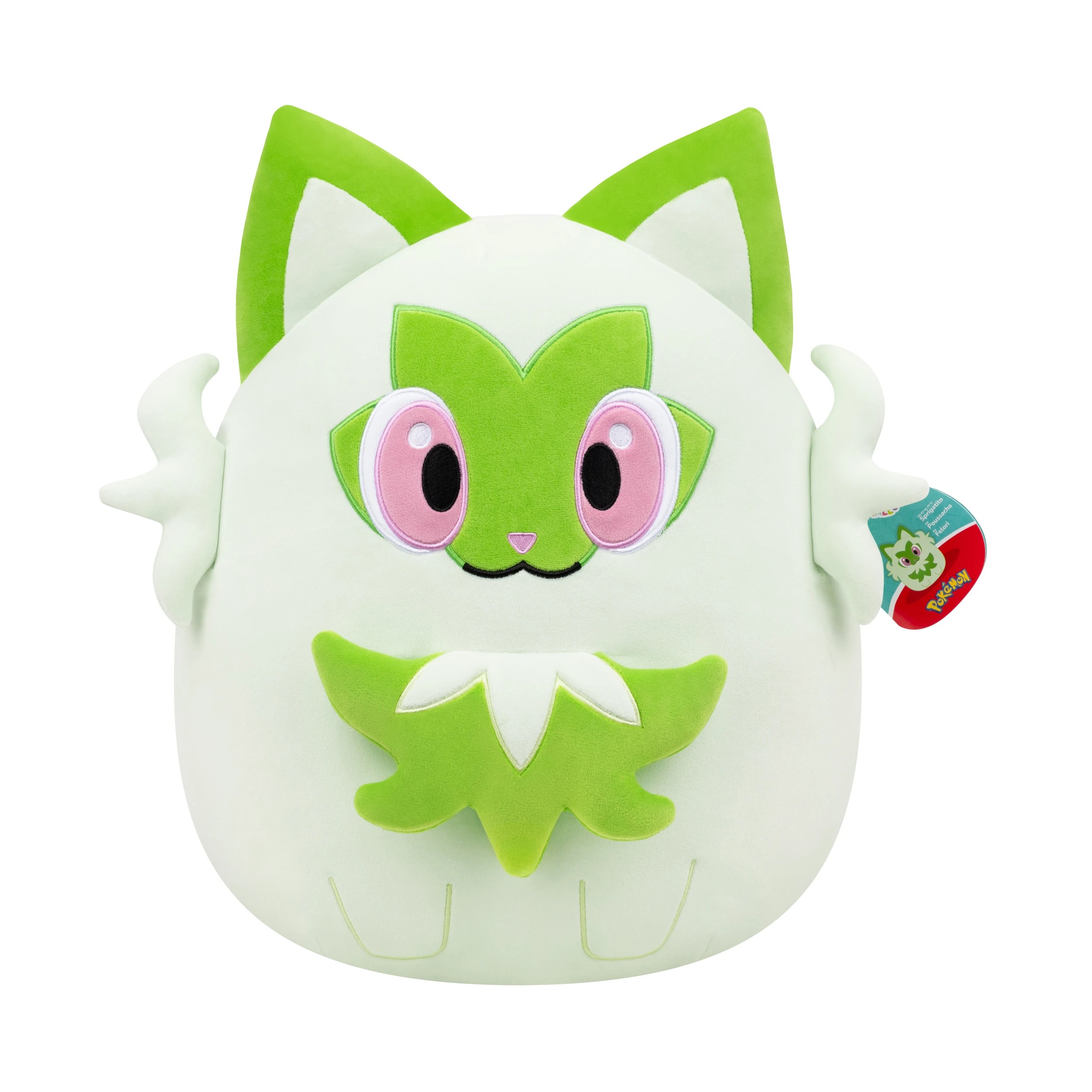 1 Squishmallows Pokemon Sprigatito 35cm Plush, 1 of 5