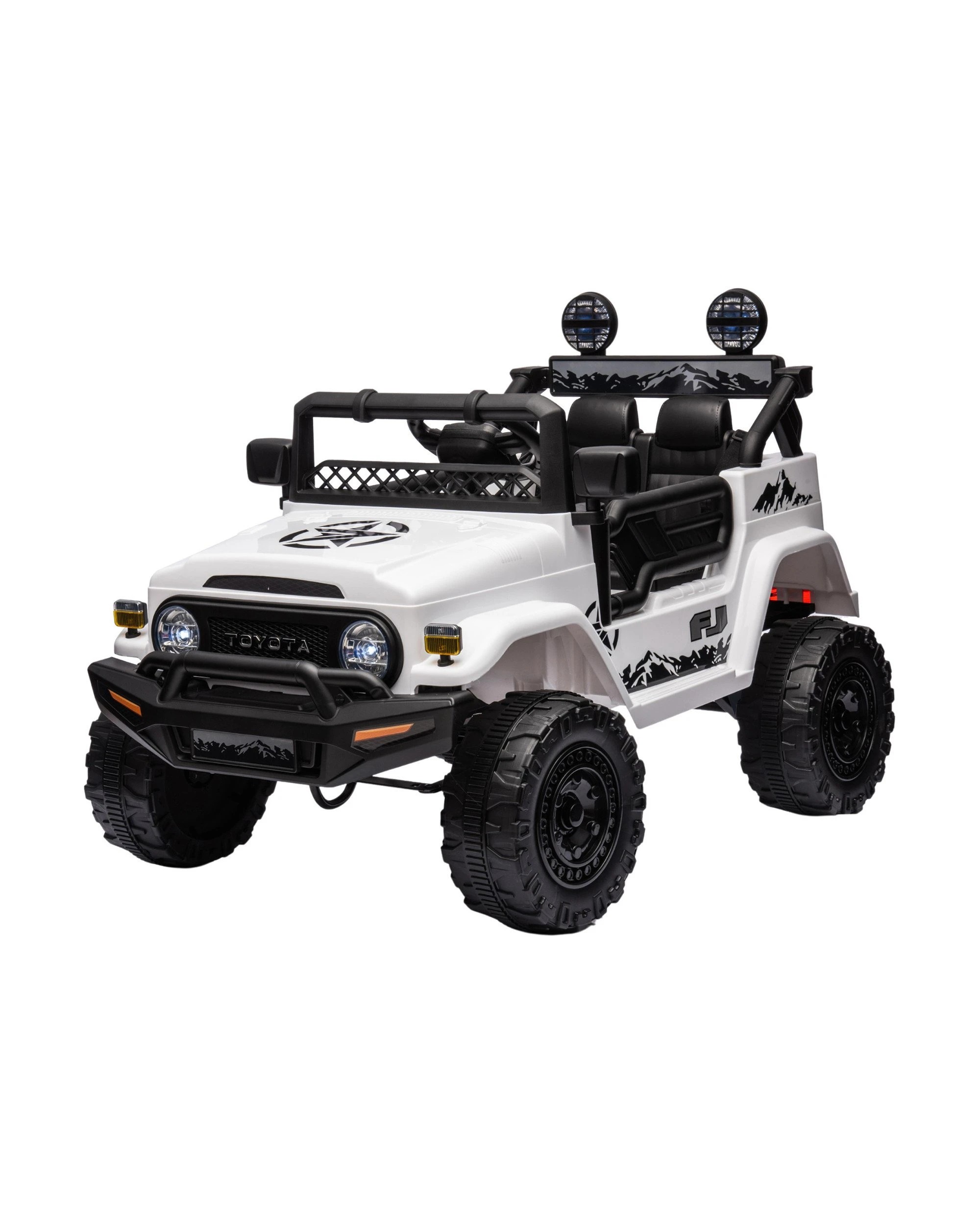 1 Kahuna Authorized Toyota Kids Ride-on FJ Cruiser J2099 - White, 1 of 10