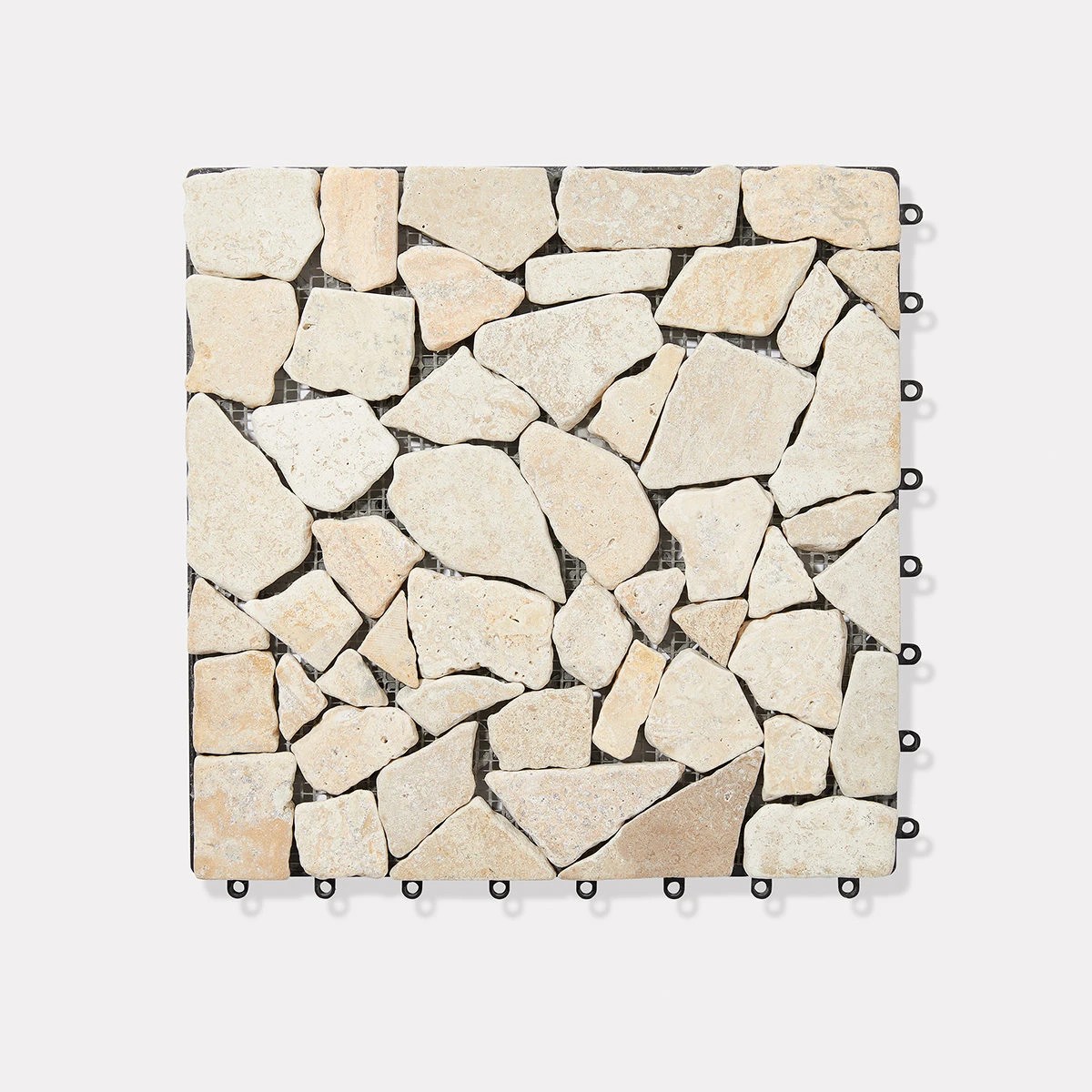 1 4 Pack Light Stone Decking Tiles, 1 of 6