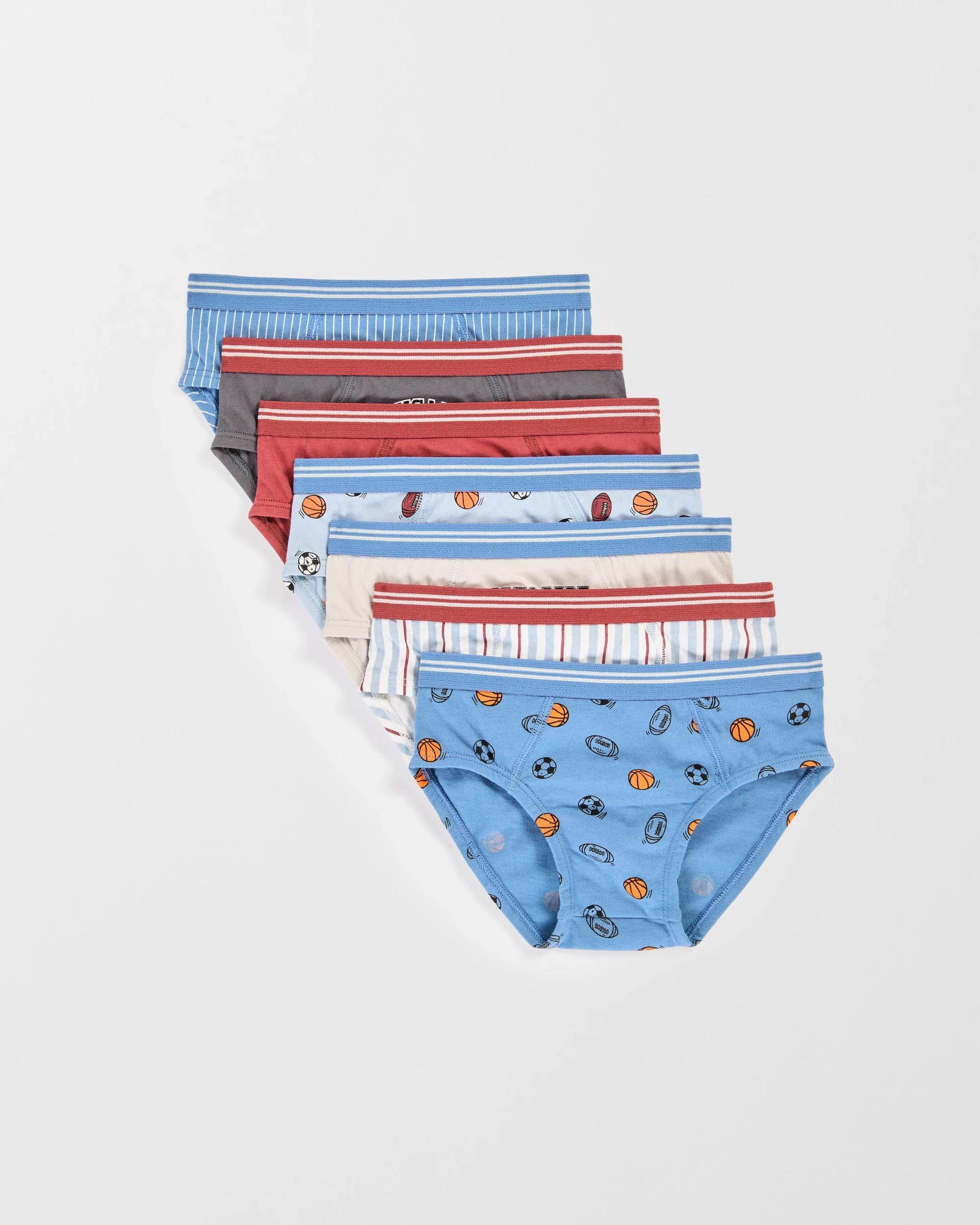 1 Disney Maxx Australian Cotton 7 Pack Younger Boys Briefs SPORT, 1 of 2