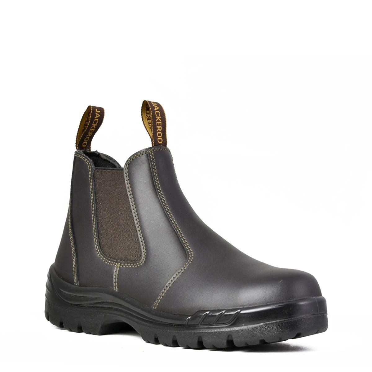 1 Slip On Work Boots CLARET BROWN, 1 of 6