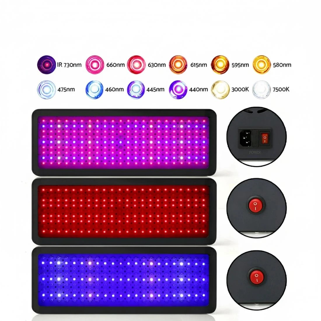 3 Green Fingers 2000W Grow Light LED Full Spectrum Indoor Plant All Stage Growth - Grey, 3 of 7