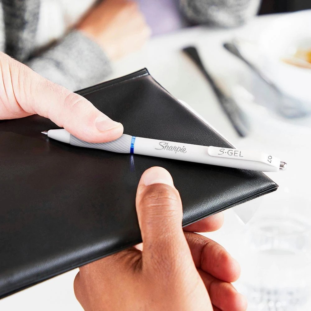 8 Sharpie S-Gel Retractable Gel Pen White Barrel Black 4 Pack, 8 of 8