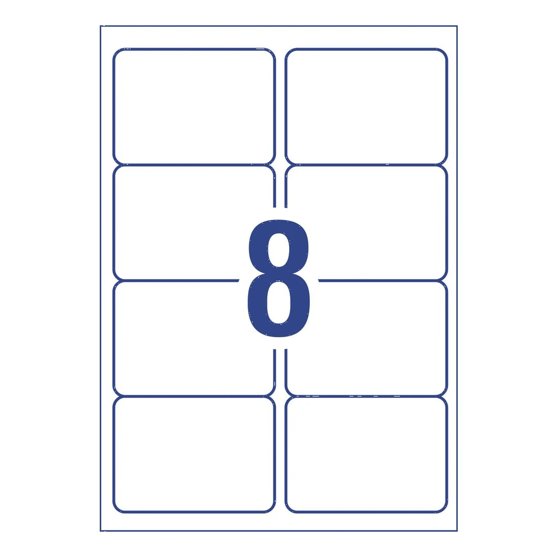 4 Avery 8UP Inkjet Laser Internet Shipping Labels 10 Sheets, 4 of 7