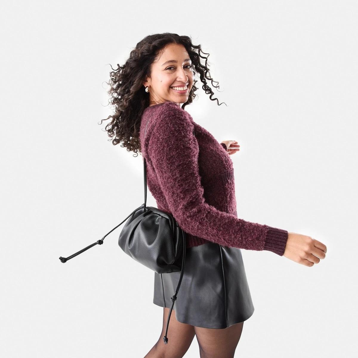 8 PU Mini Skirt Black, 8 of 10