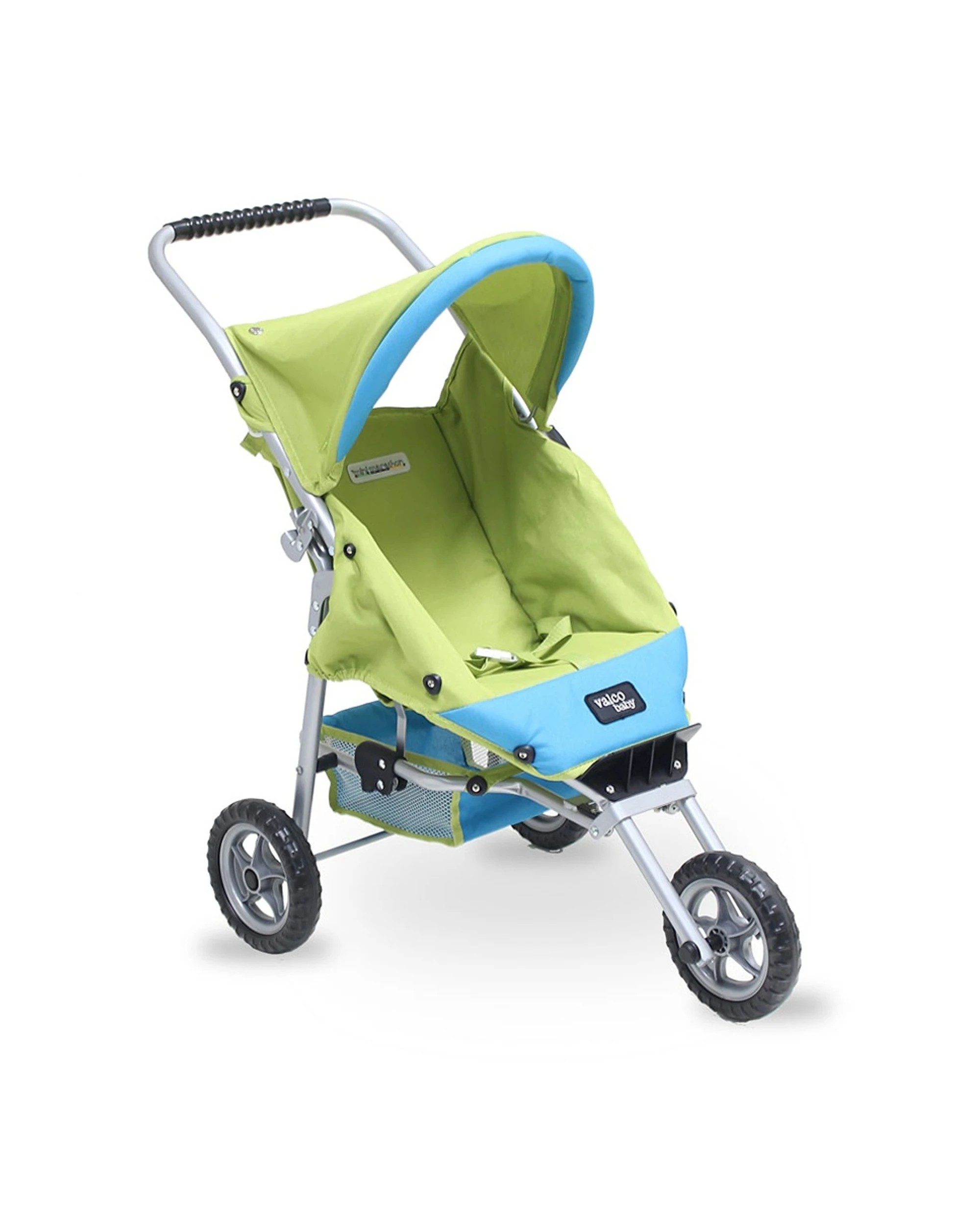 5 JustLikeMum Mini Marathon Doll Stroller Foldable Safety Harness Removable 3 - Green, 5 of 9