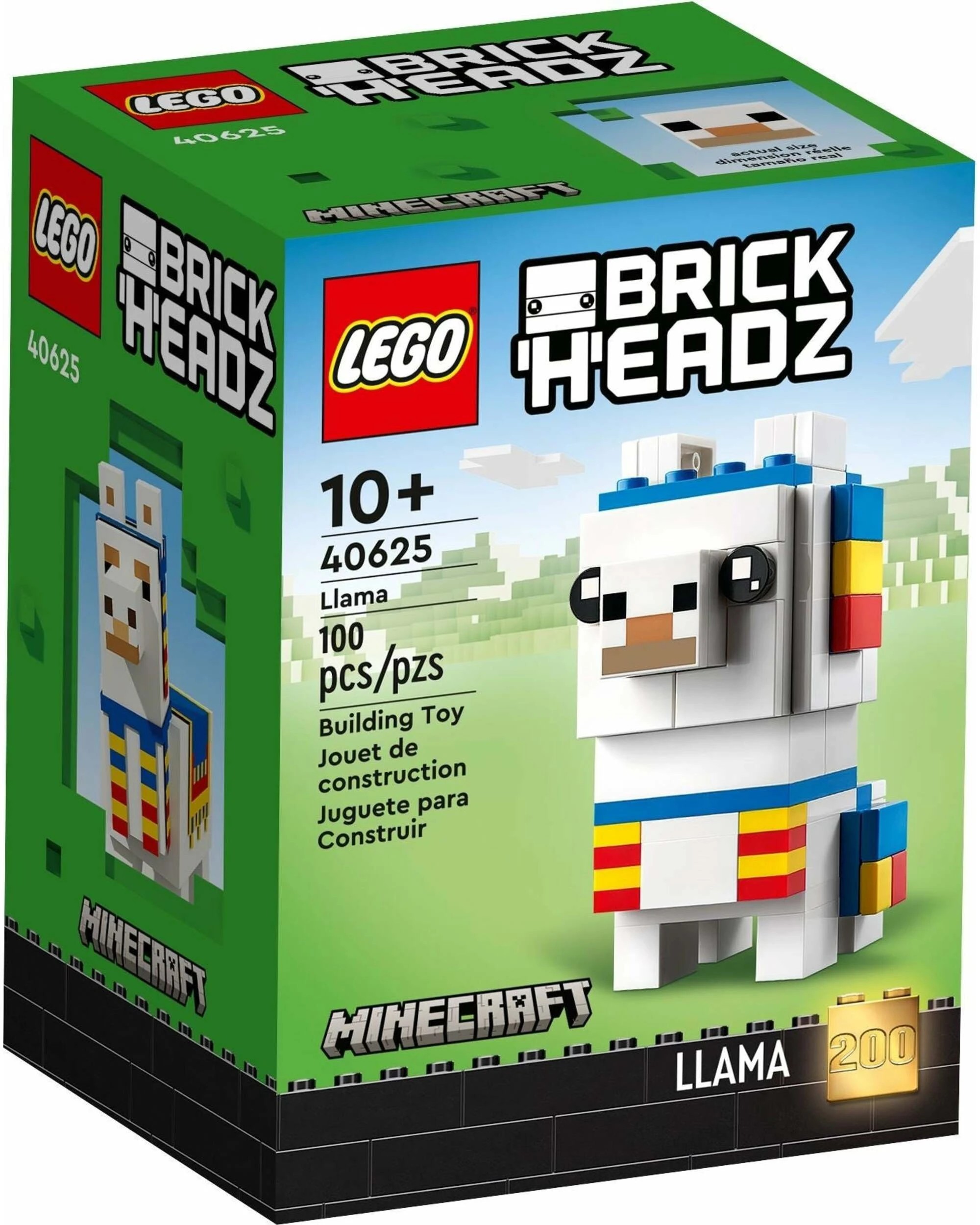 1 LEGO Minecraft 40625 Llama BrickHeadz Set, 1 of 5
