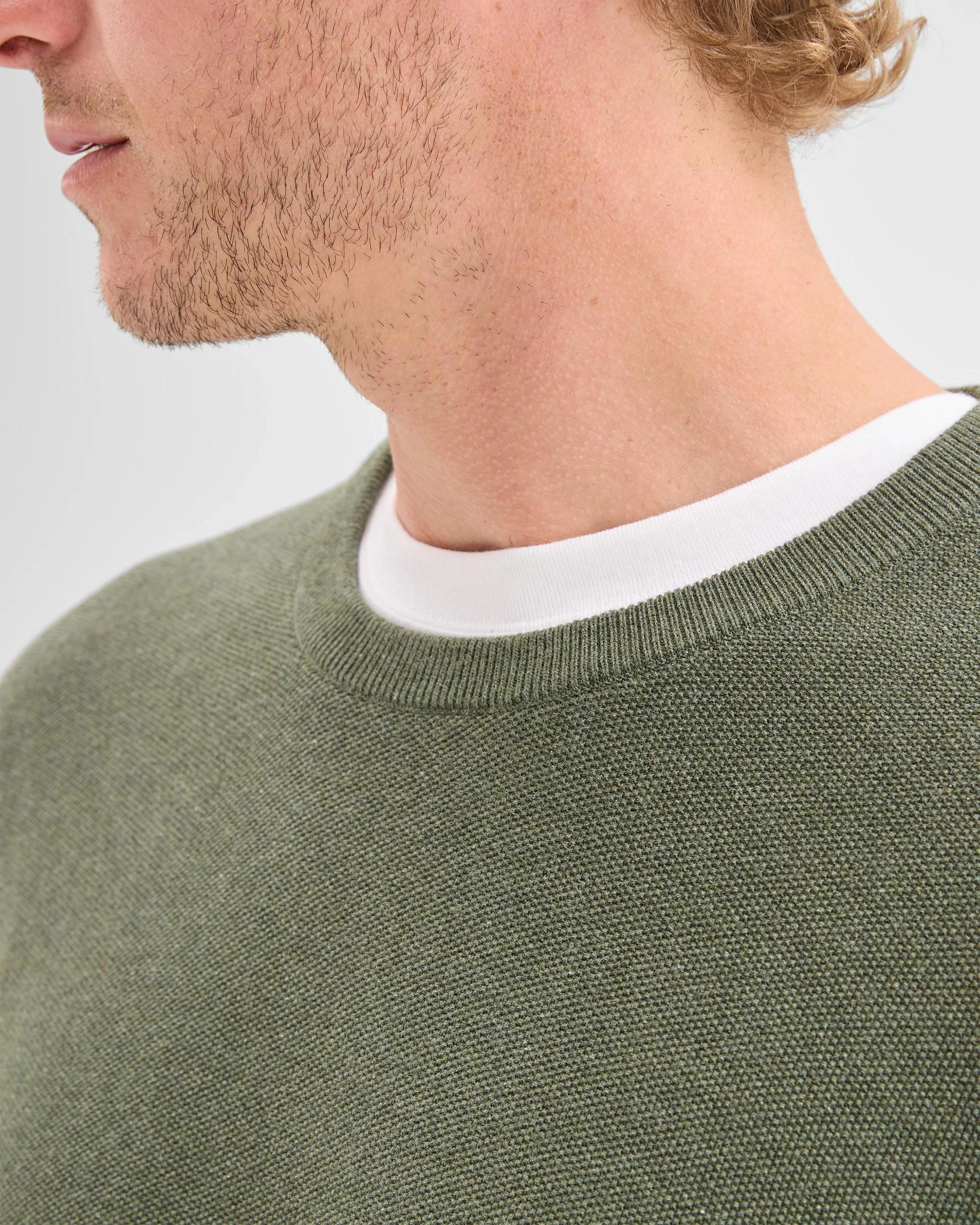 7 Target Australian Cotton Crew Knit Jumper BASIL MARLE, 7 of 7