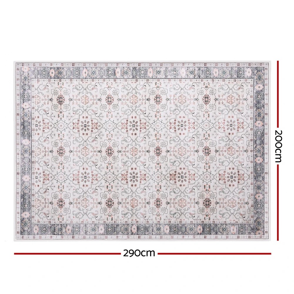 2 Artiss Washable Floor Rug 200x290cm Large Area Rug Modern Living Room - Beige, 2 of 9