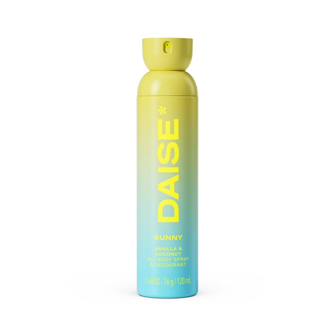 1 DAISE Sunny All Body Spray and Deodorant 120ml - Vanilla and Coconut Scent, 1 of 9