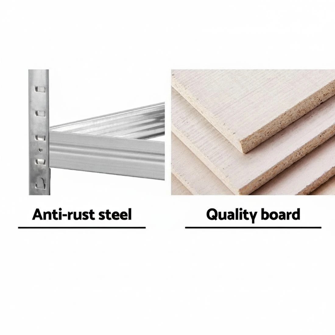 2 Giantz 5x1.8M Garage Shelving Warehouse Rack Pallet Racking Storage Shelf - Multi, 2 of 5