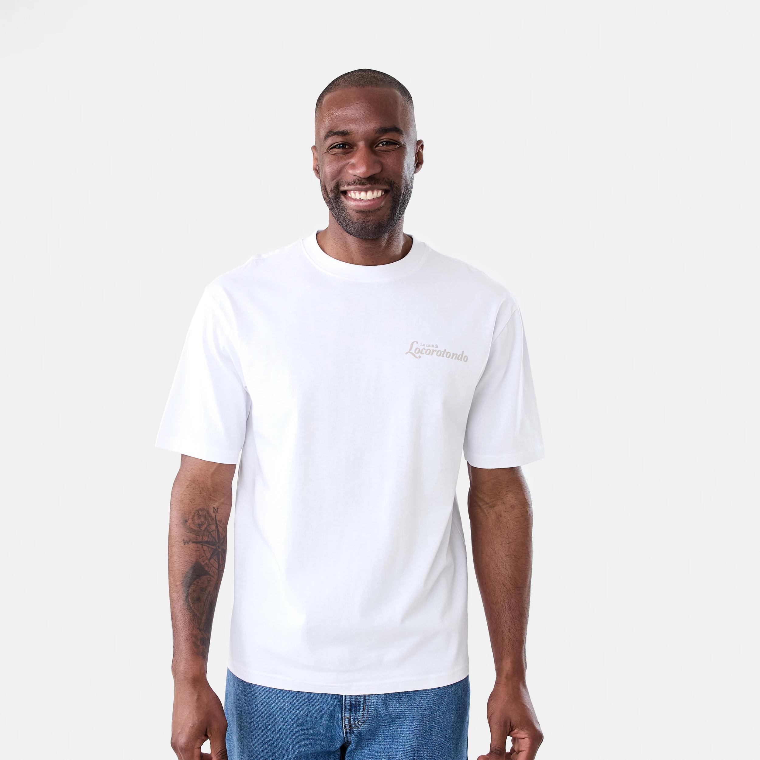 1 Oversized Print T-shirt White, 1 of 6