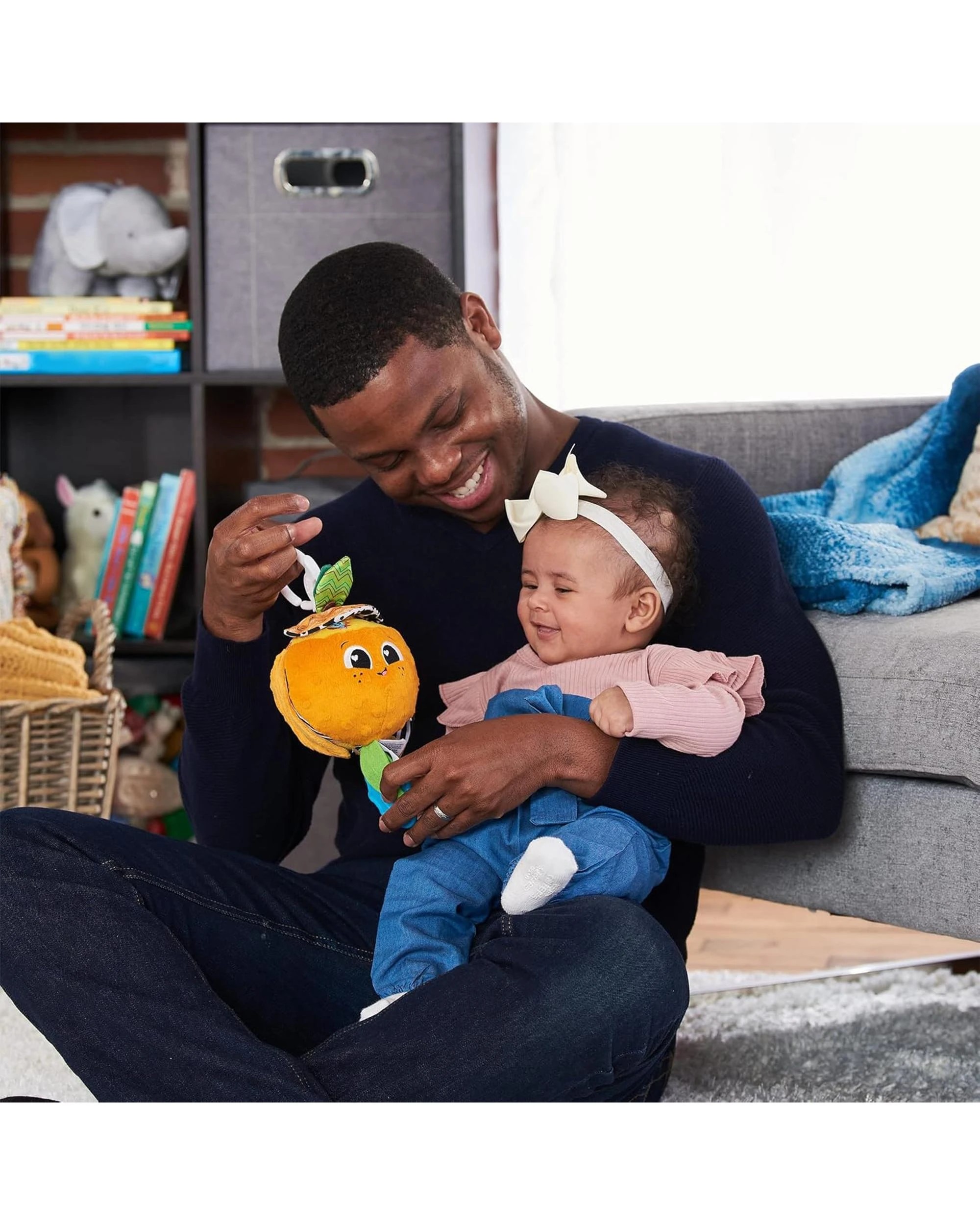 9 Lamaze Clip and Go Olive the Orange Plush - Orange, 9 of 9