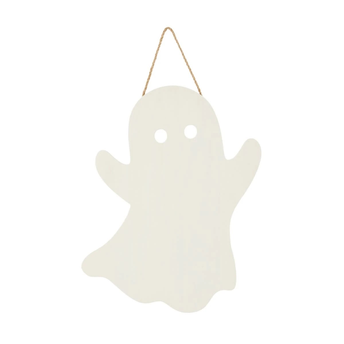 1 Halloween Craft Wood Blank - Ghost, 1 of 3