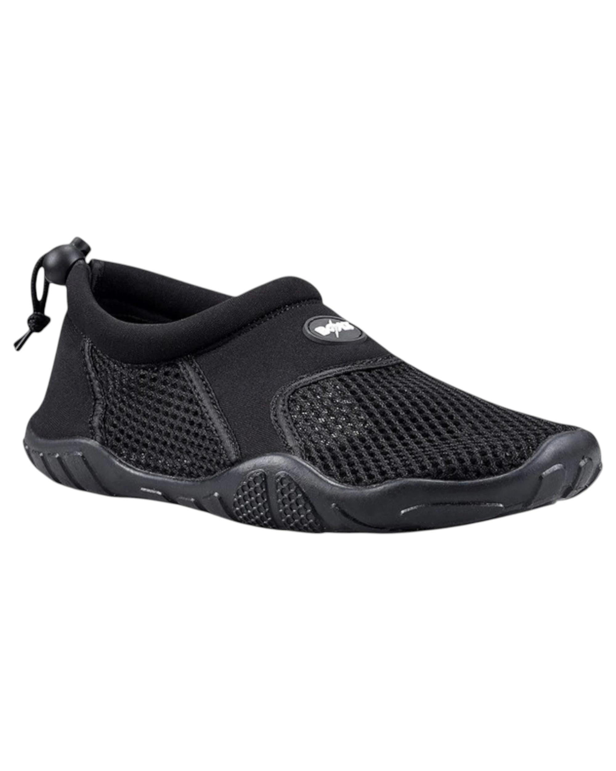 1 Lightning Bolt Mens Wave Slip On Shoes BLACK, 1 of 3