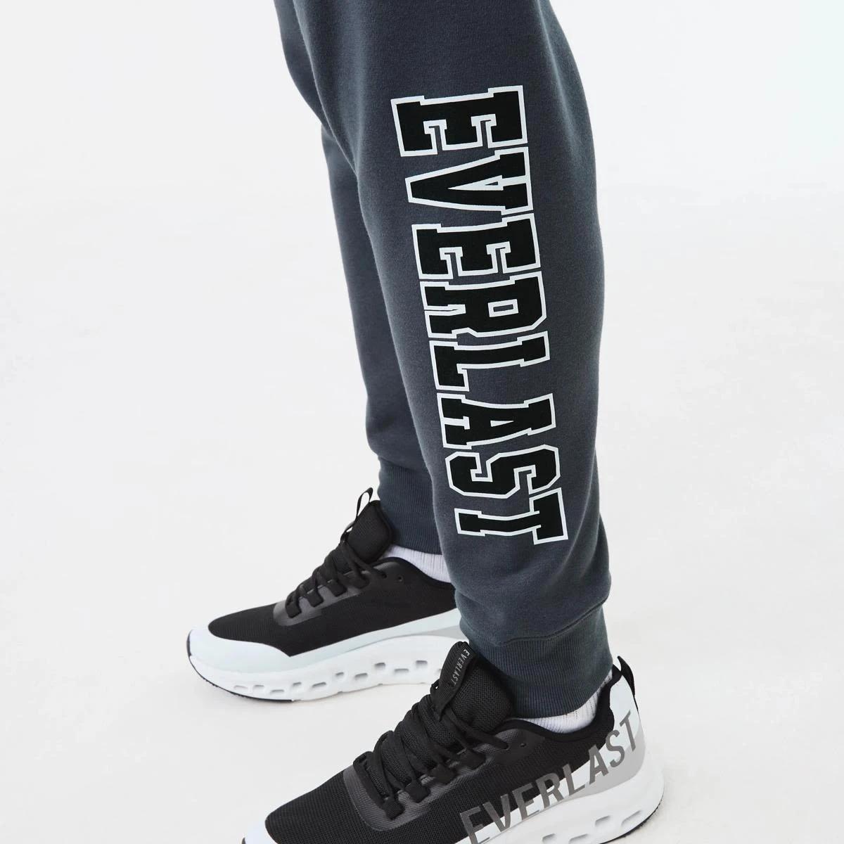 4 Everlast Mens Block Trackpants EVER ASH GREY, 4 of 7
