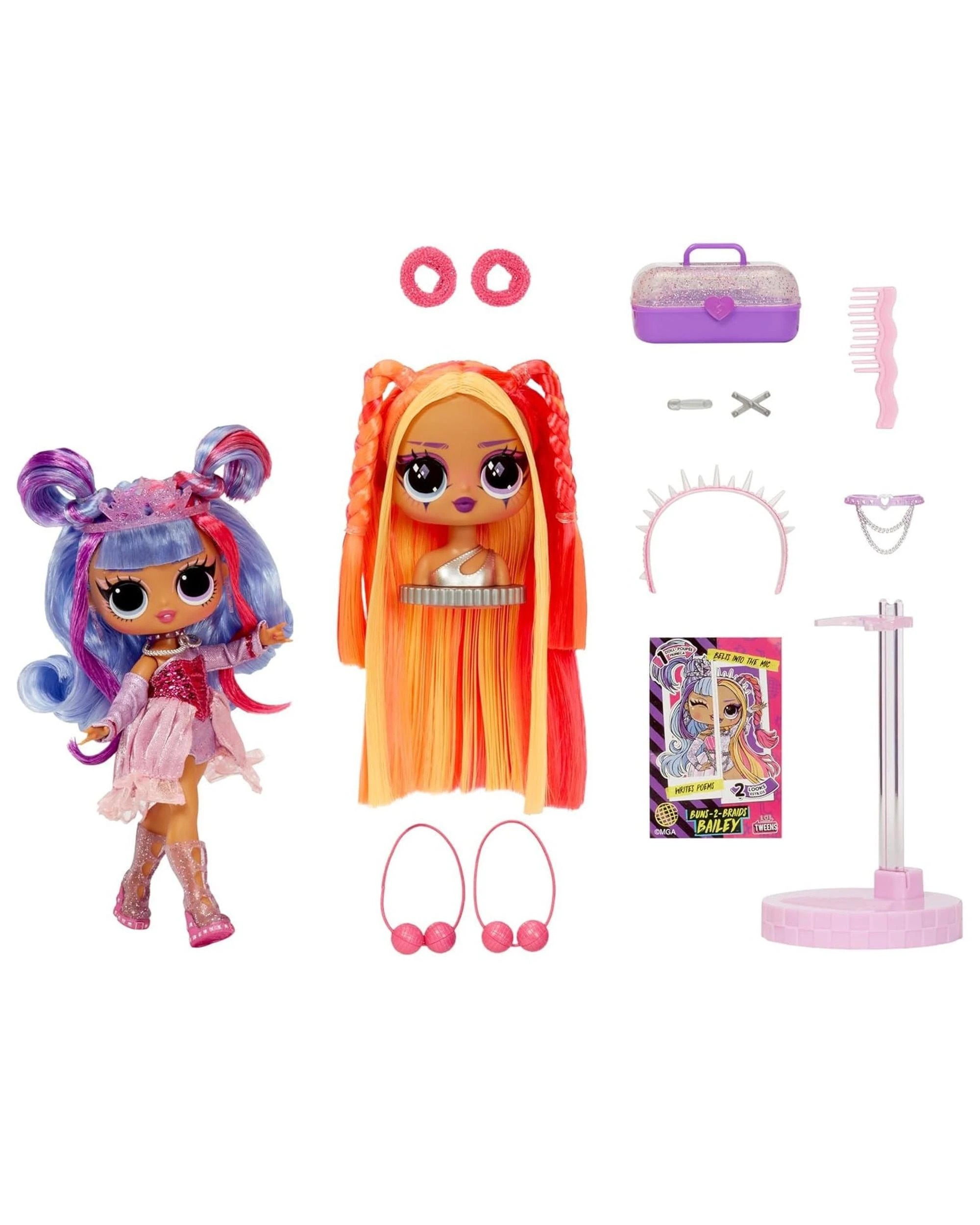 2 L.O.L. Surprise Tweens Surprise Swap Buns-2-Braids Bailey Fashion Doll, 2 of 2