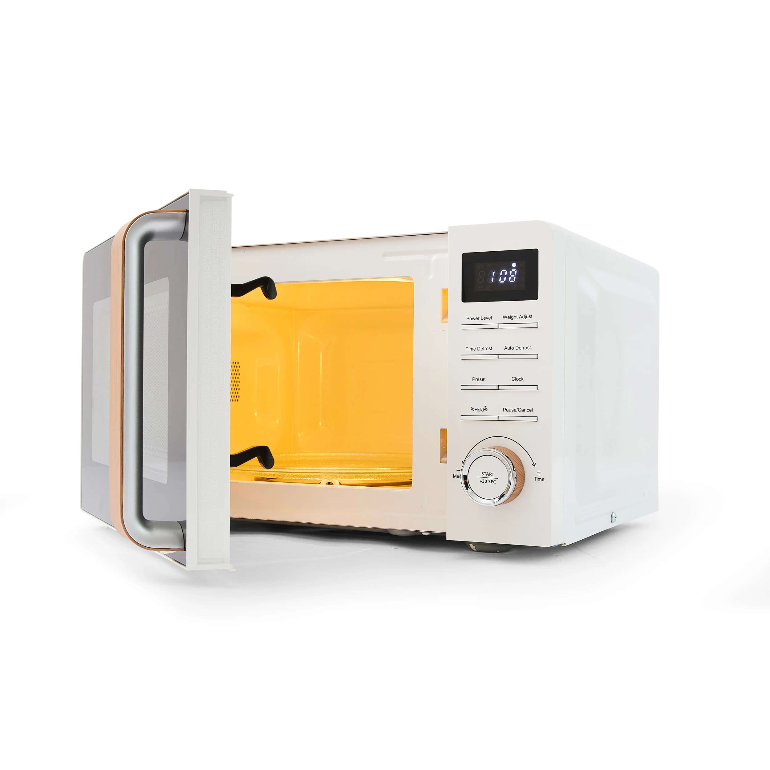 2 16L Scandi Microwave - White, 2 of 7