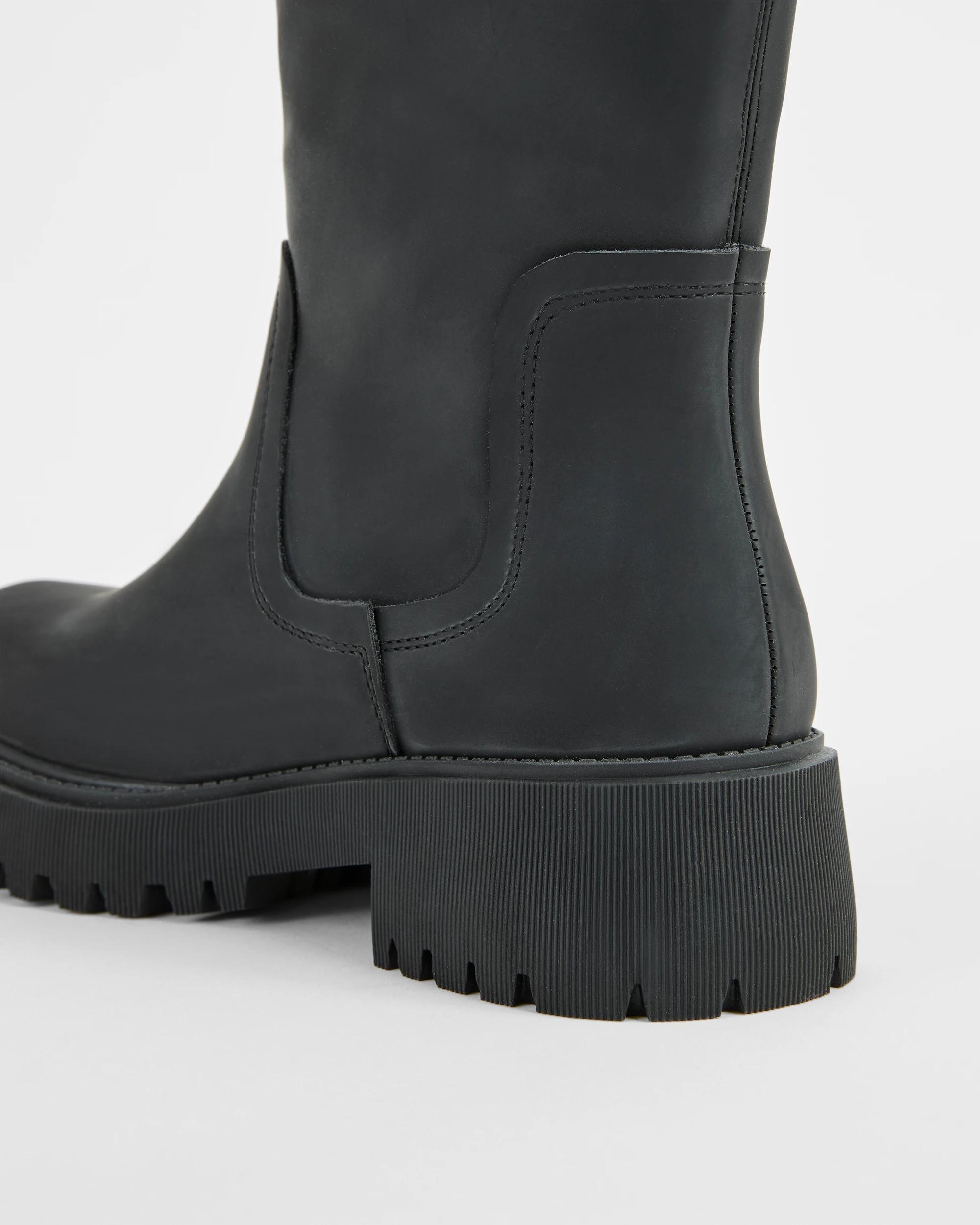 3 Target Woman Water Resistant Long Rainboots - Rhodes BLACK, 3 of 3