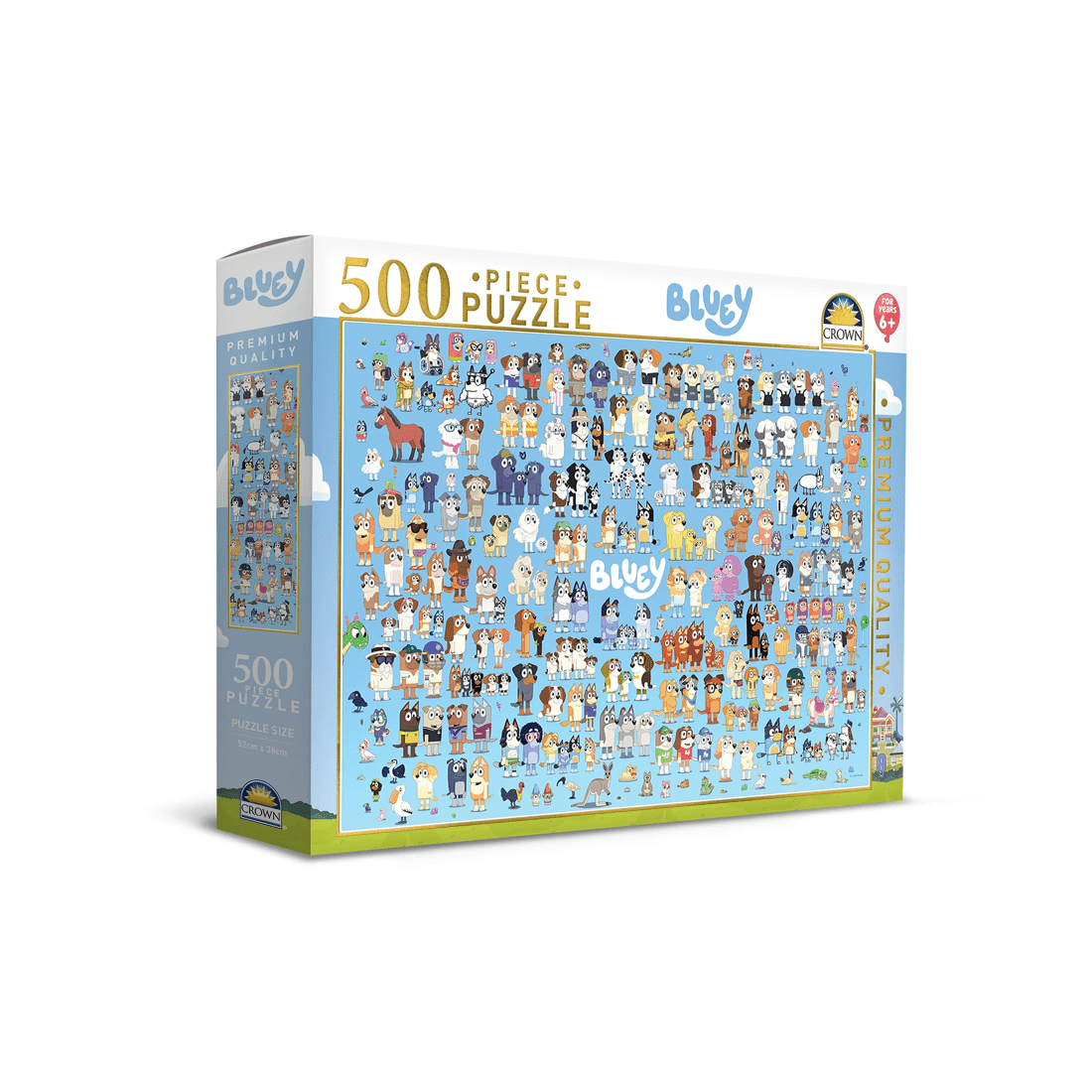 1 500 Piece Bluey And Friends crown Puzzle
 - Multi, 1 of 3