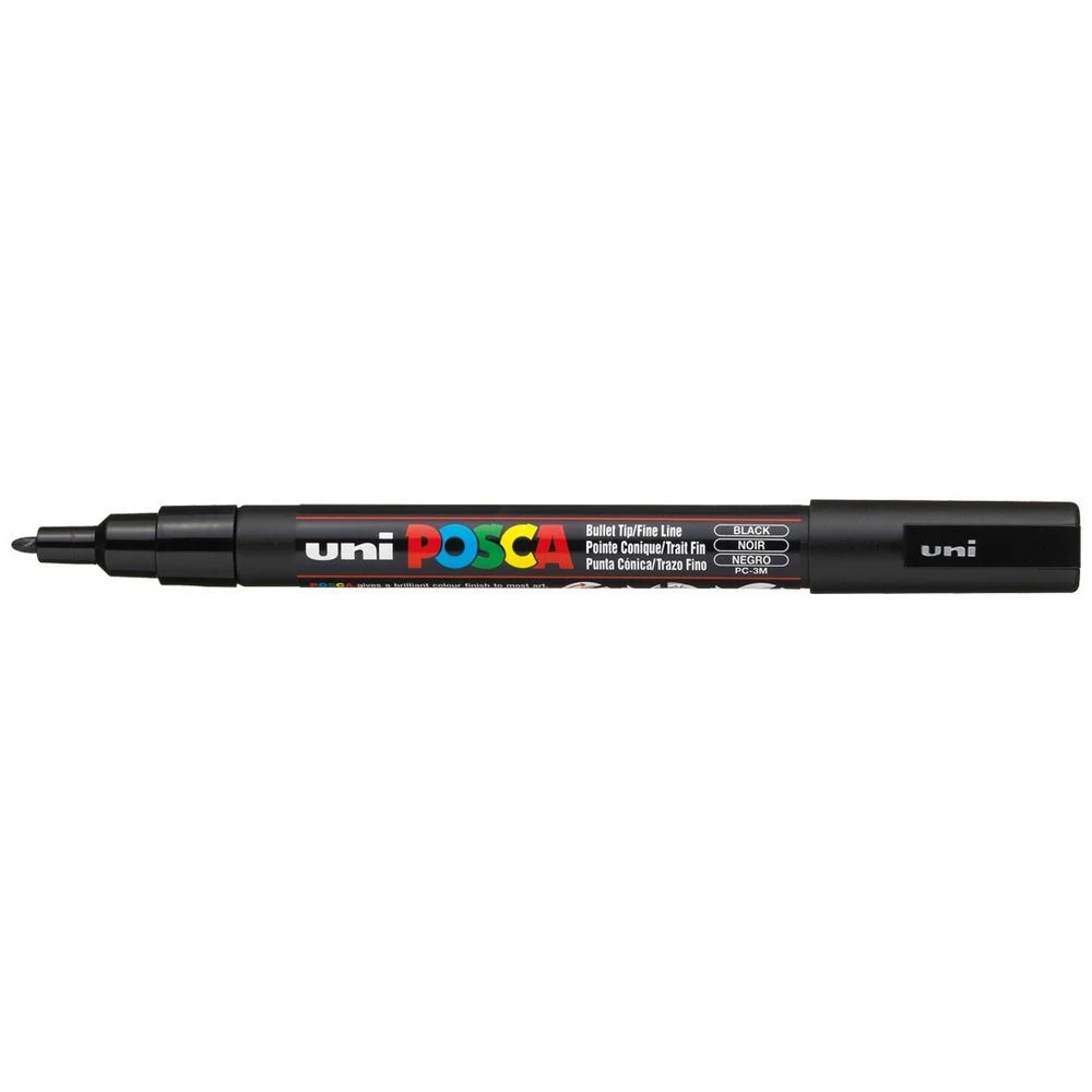 1 POSCA PC 3M Paint Marker Black, 1 of 8