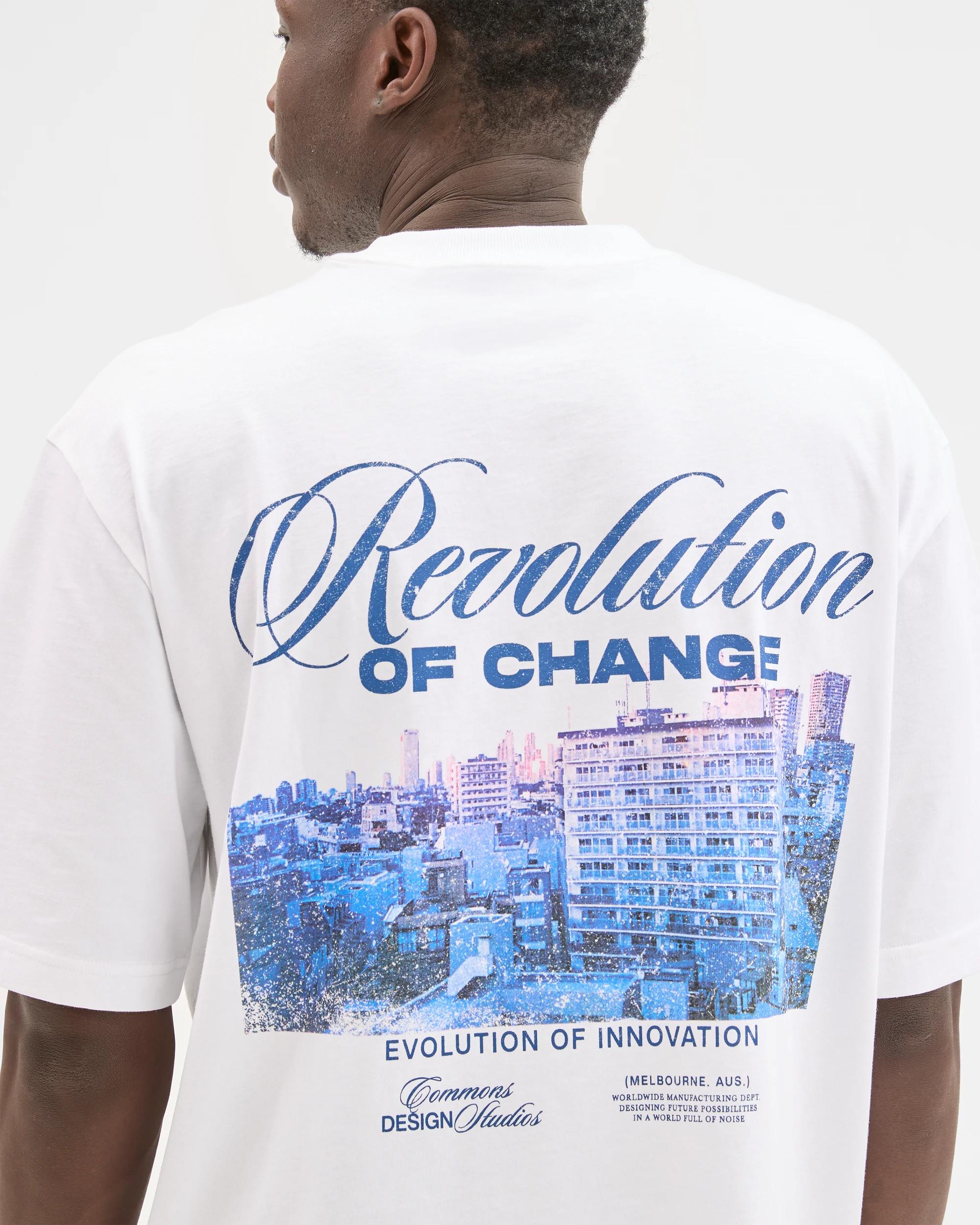 6 Commons Australian Cotton Boxy Fit Graphic T-Shirt REVOLUTION, 6 of 6