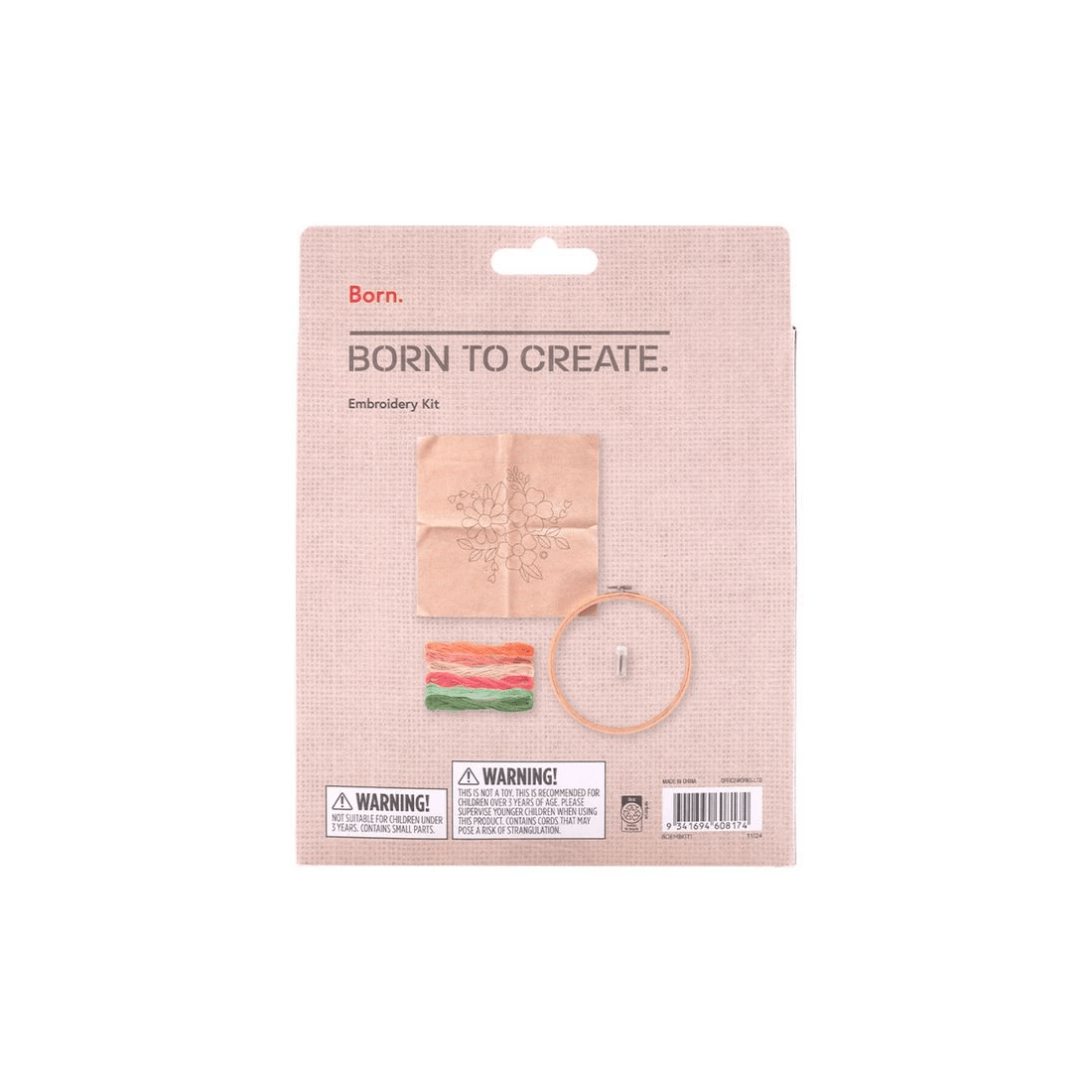 2 Born Embroidery Kit Flowers, 2 of 3