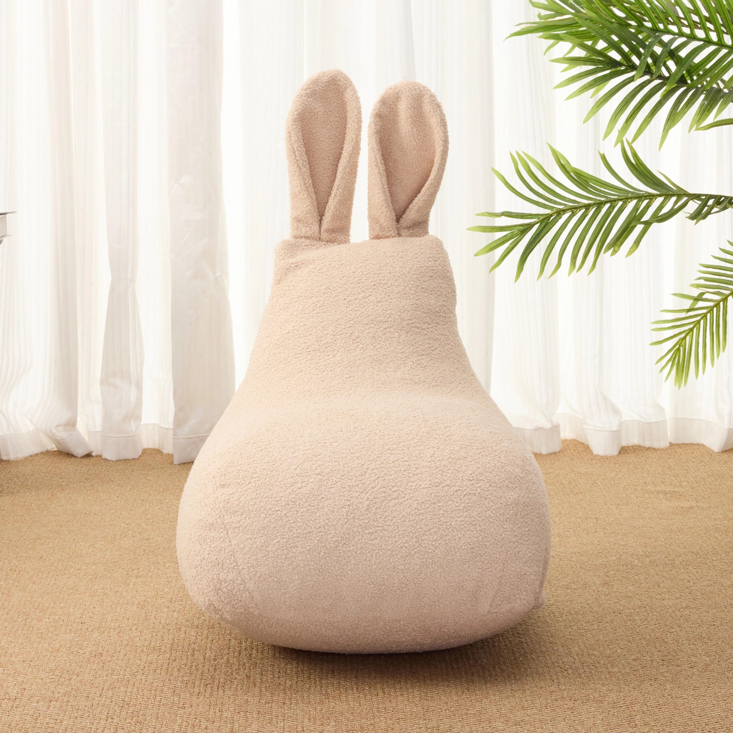 9 IHOMDEC Bean Bag Bunny Fashion Compression Lazy Sofa - Beige, 9 of 10