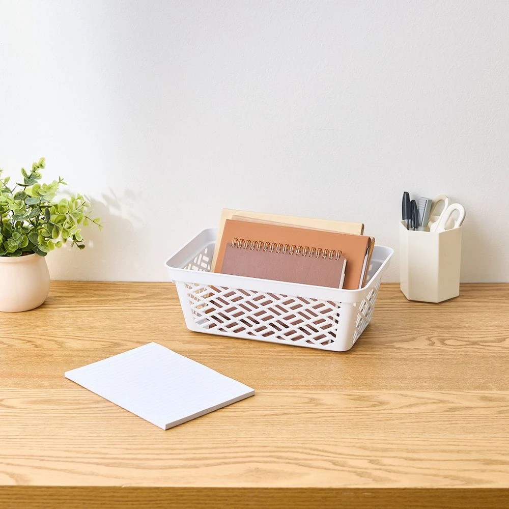 2 Keji Medium Storage Basket 3.9L White, 2 of 3