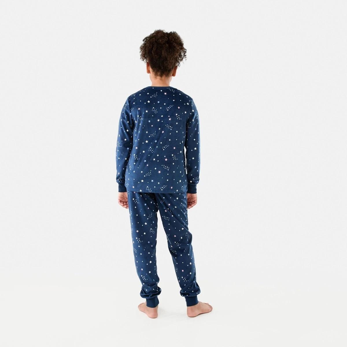 2 Super Soft Pyjama Set Navy Stars, 2 of 9