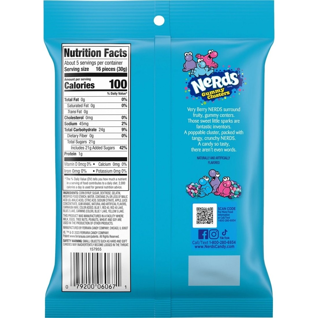 2 Nerds Very Berry Gummy Clusters 141g, 2 of 2