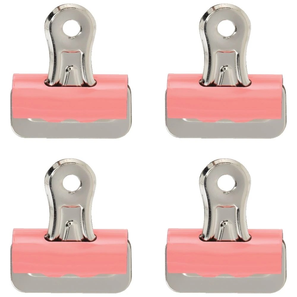 2 Otto Brights Bulldog Clips Orange 4 Pack, 2 of 3