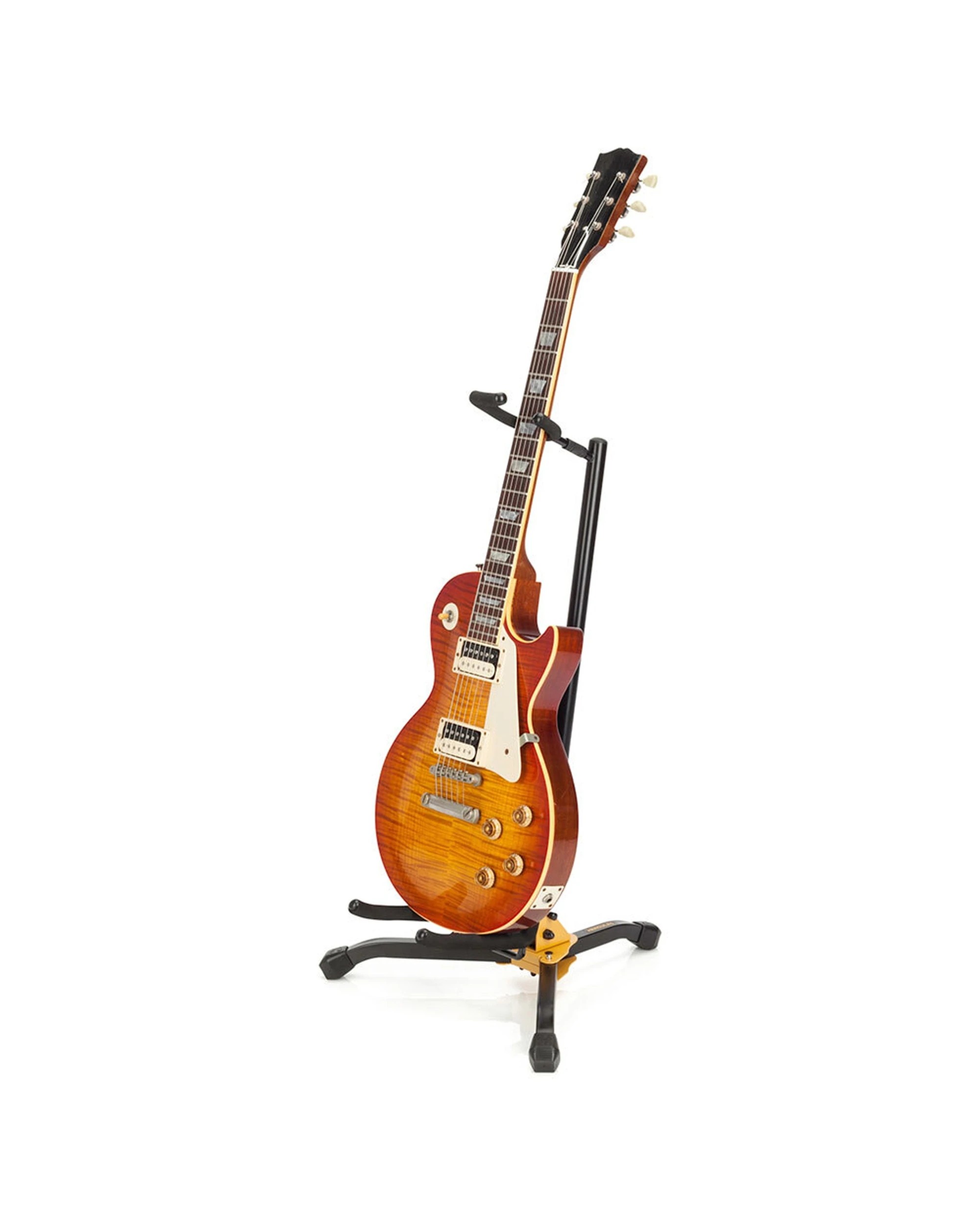 2 Hercules Shoksafe Electric Bass & Acoustic Guitar Stand Holder Folding Rack - Black, 2 of 5