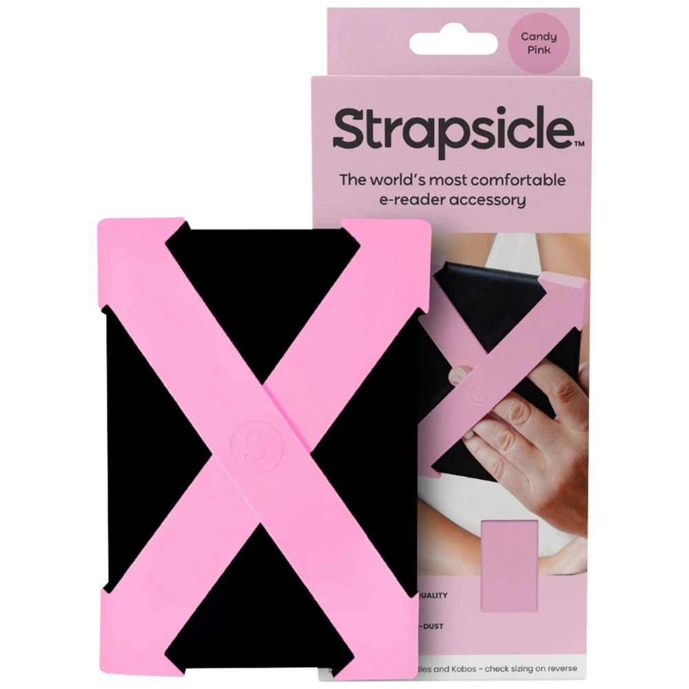 1 Strapsicle Silicone Straps for Kindle Large Candy Pink 2 Pack, 1 of 4