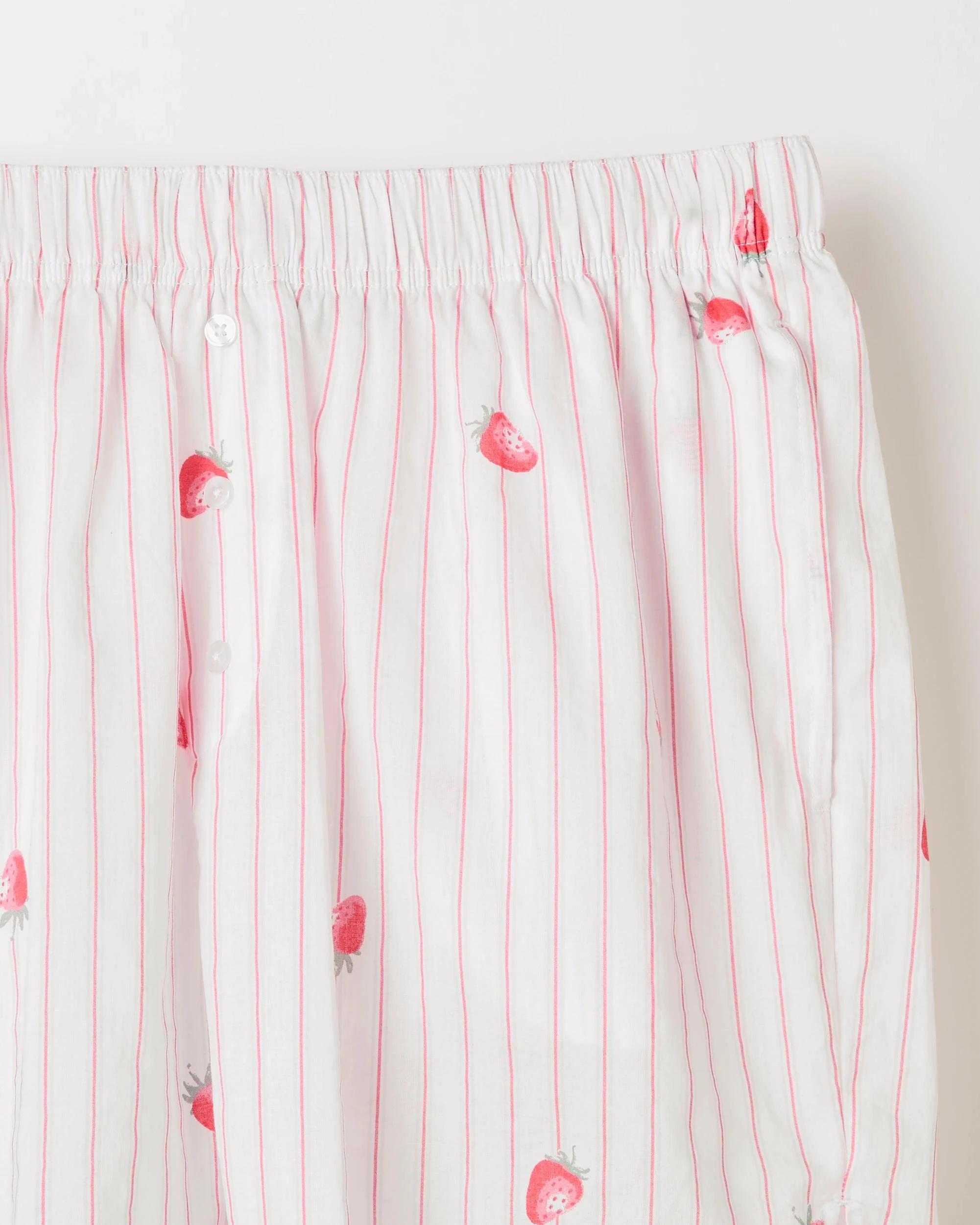 10 Target Woman Australian Cotton Womens Woven Boxer Short 2 Pack STRAWBERRY STRIPE/PINK, 10 of 10