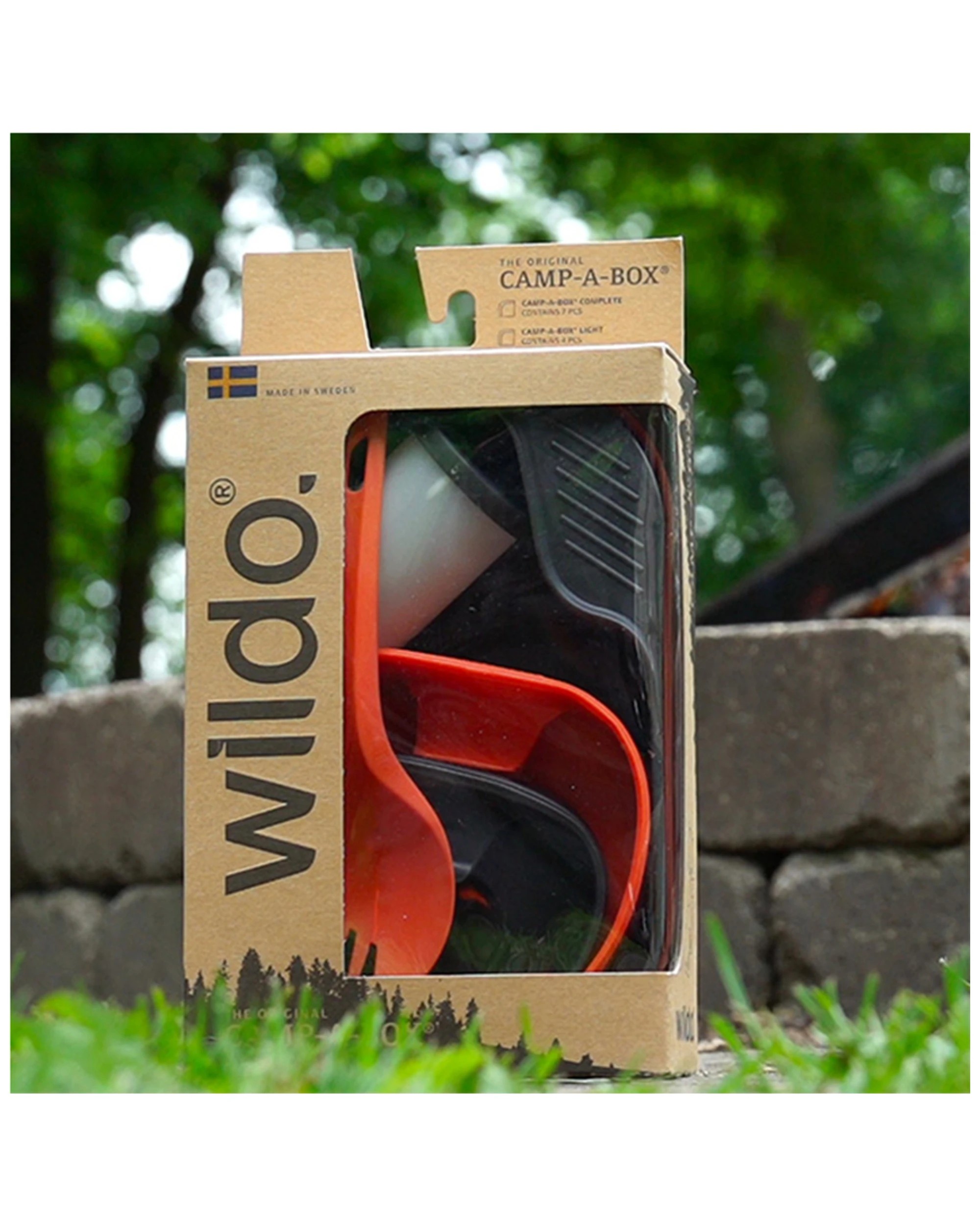 2 Wildo Camp-A-Box Original Outdoor Mess Kit Lightweight Compact Made In Sweden - Multi, 2 of 3