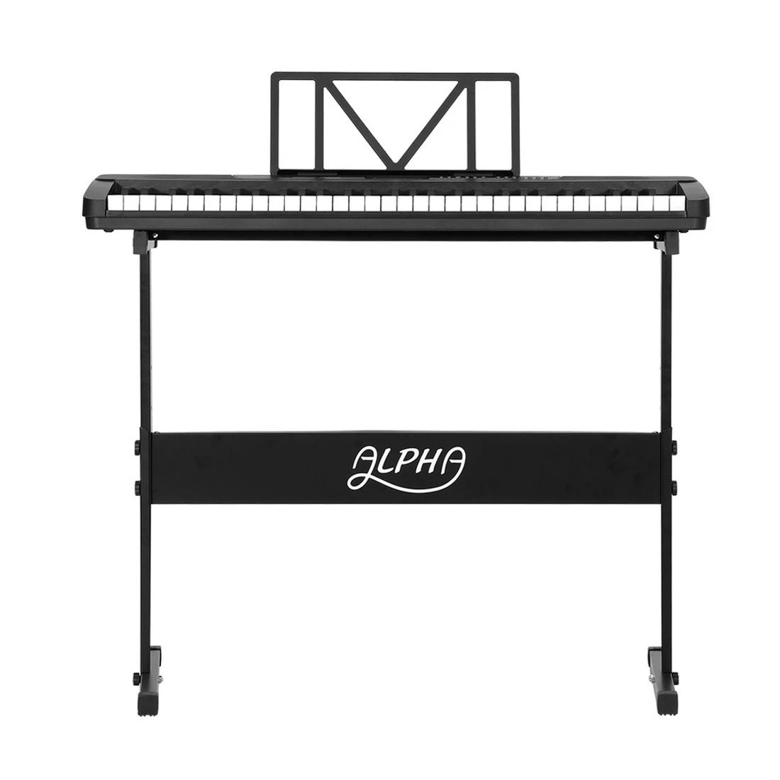 3 Alpha 61 Keys Electronic Piano Keyboard Digital Electric w/ Stand Touch Sensitive - Black, 3 of 7