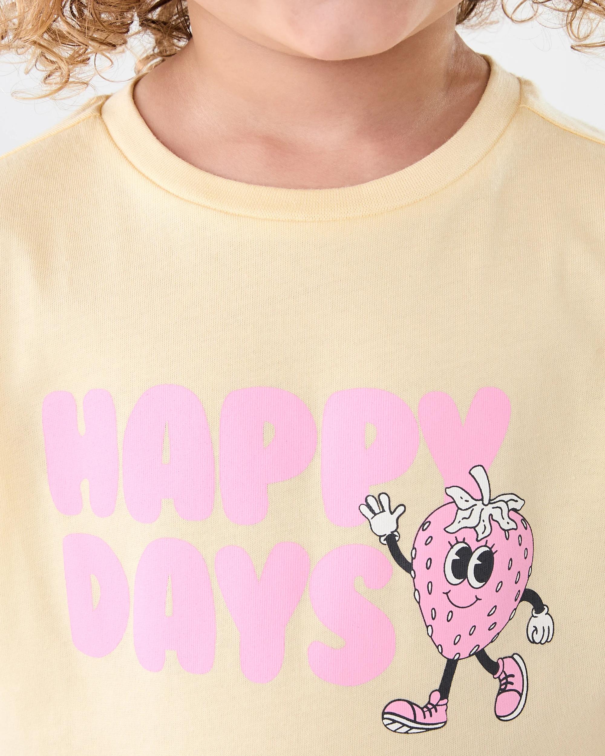 4 Printed T-shirt Ylw Slogan, 4 of 7