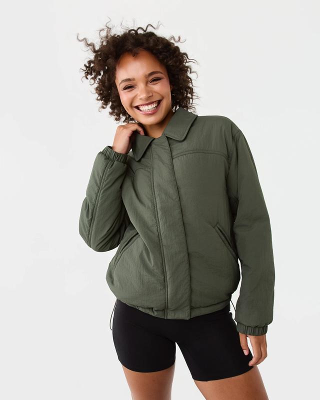 Active Womens Zip Through Sports Bomber Ja